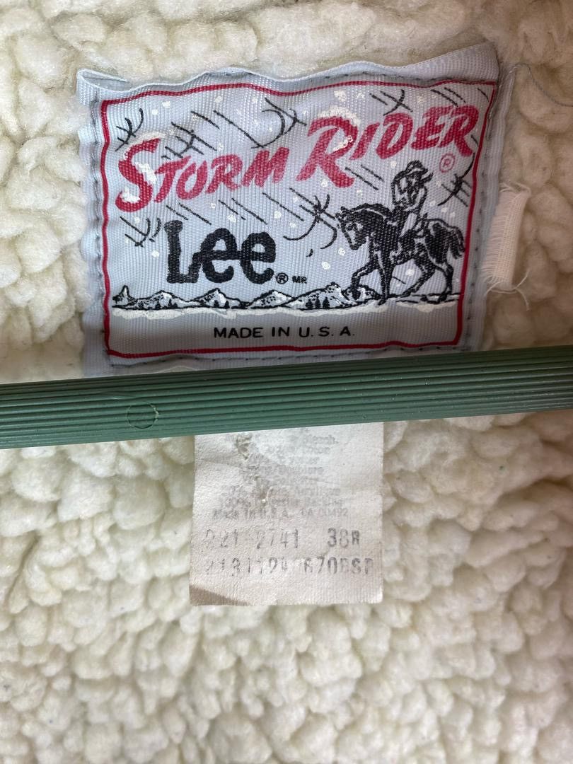 Lee × Vintage Vtg 90s Lee Storm Rider corduroy trucker sherpa lined jacket Size US M / EU 48-50 / 2 - 5 Thumbnail