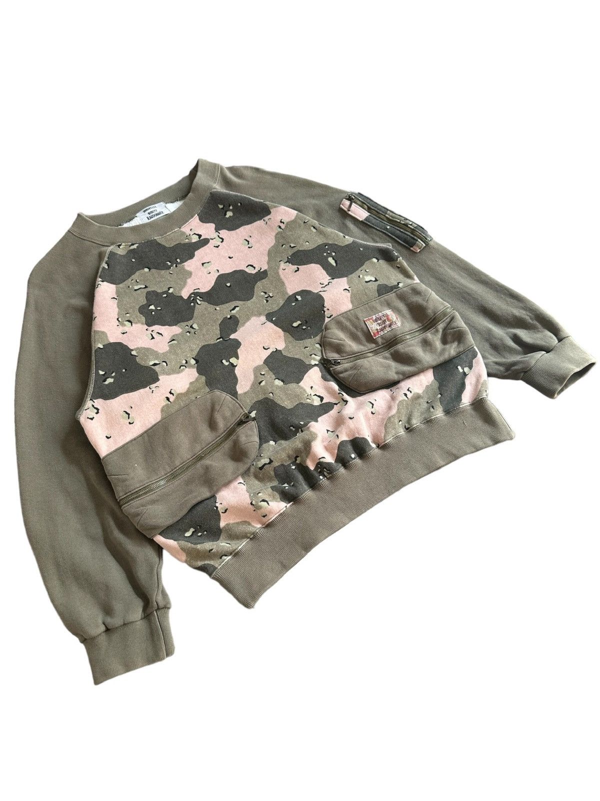 20471120 2000's Nouvelle Route Randonnee camo sweatshirt Size US M / EU 48-50 / 2 - 4 Thumbnail