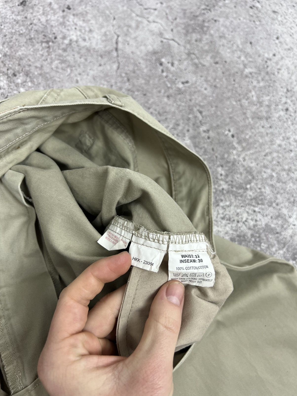 Yves Saint Laurent YSL Yves Saint Laurent Chino Cotton Pants Big Logo Size US 32 / EU 48 - 16 Thumbnail
