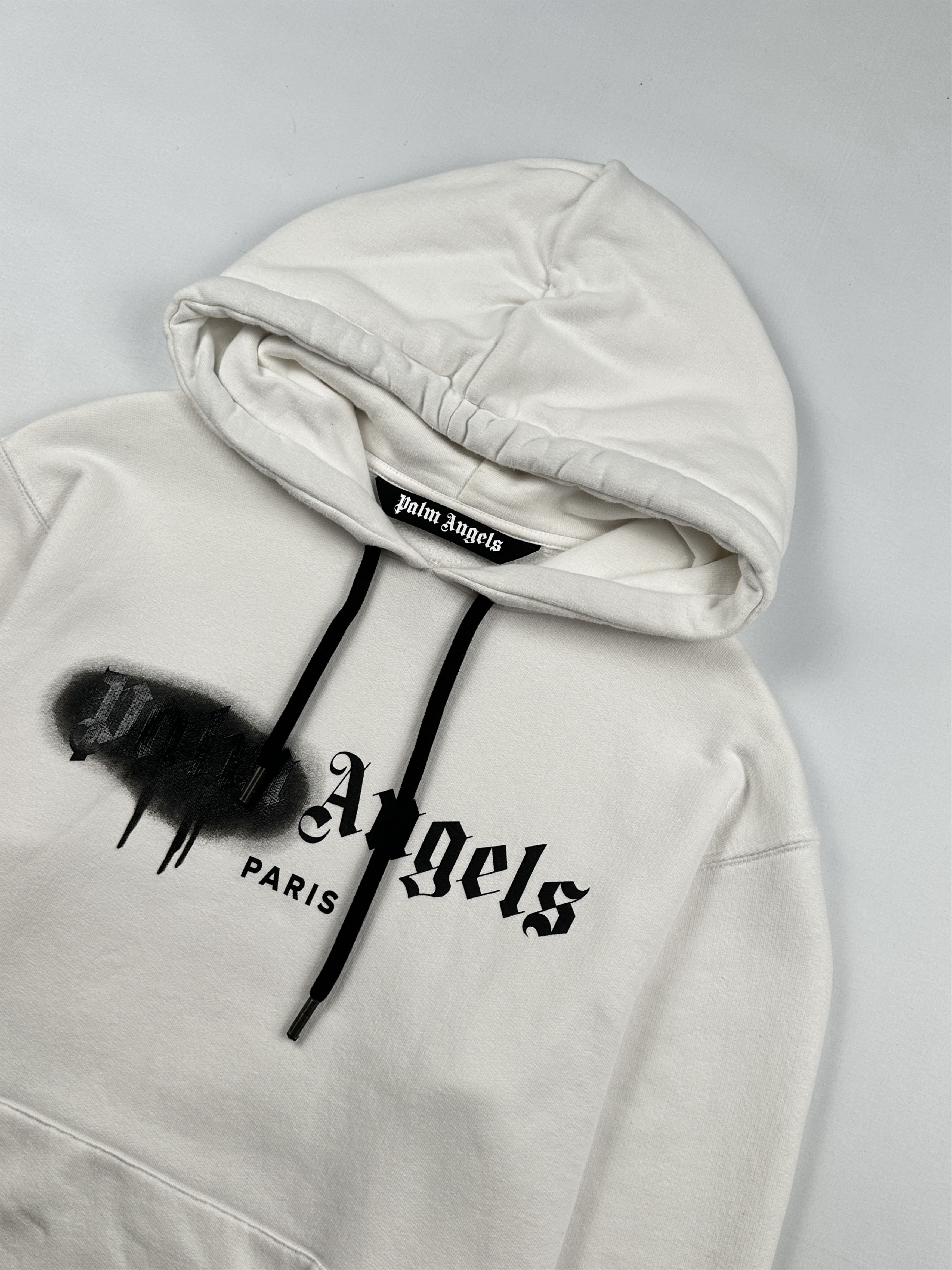 Palm Angels S/S 2020 Sprayed Logo Hoodie Size US XS / EU 42 / 0 - 5 Thumbnail