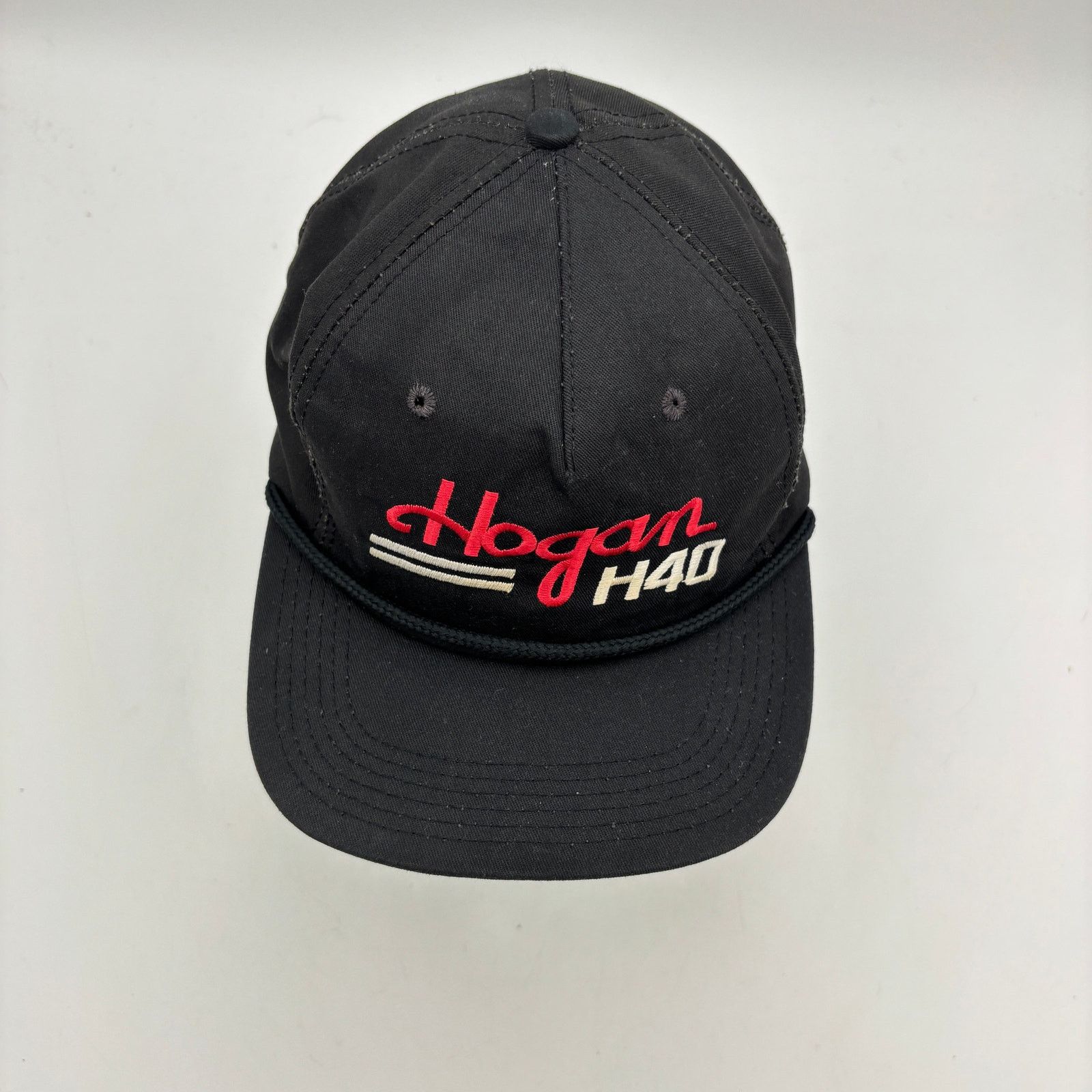 Hogan × Vintage Vintage Ben Hogan H40 Hat 90s Golf Chord Leather Strapback Size ONE SIZE - 6 Thumbnail
