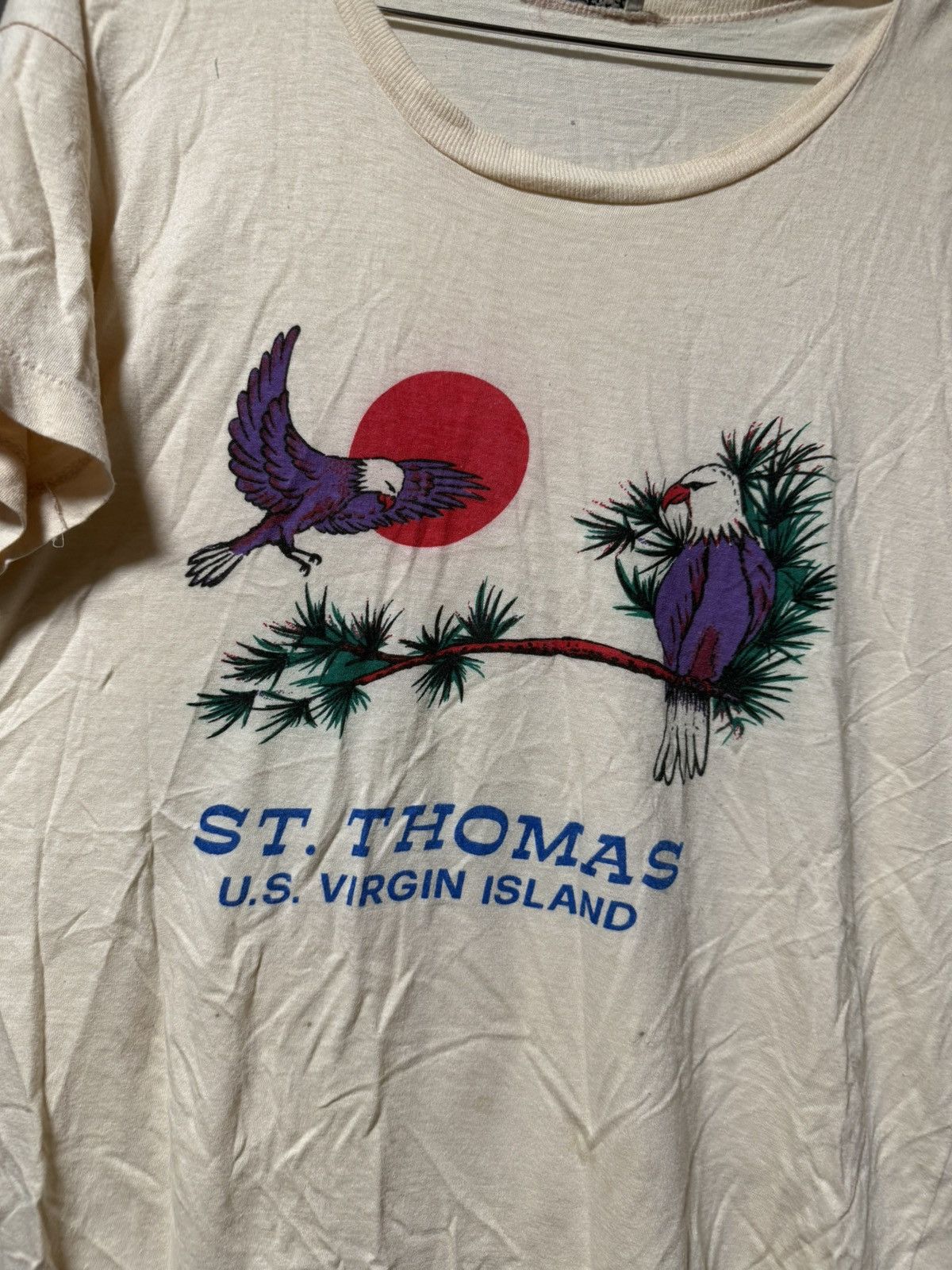 Vintage 70s St Thomas US Virgin Island Shirt Size US XS / EU 42 / 0 - 2 Thumbnail