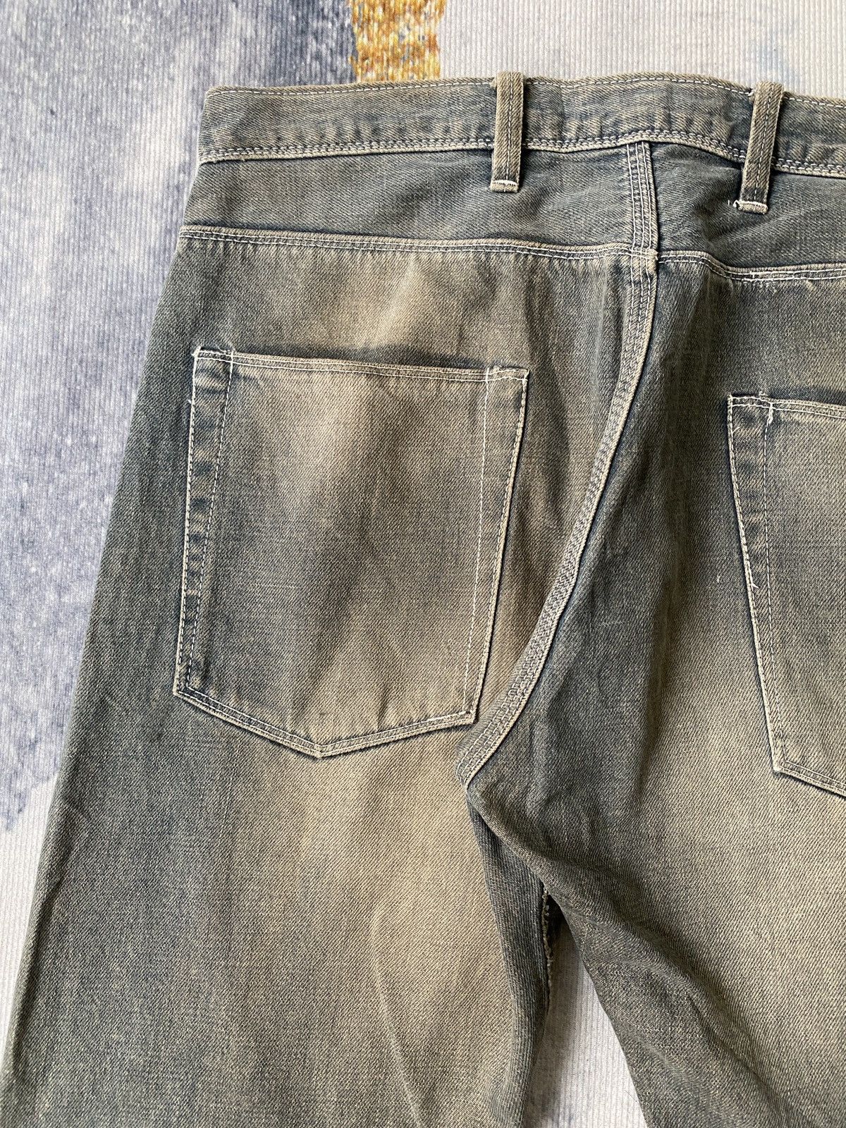 Japanese Brand × Paul Smith × Paul Smith Red Ear Red Ear Paul Smiths Rusty Washed Faded Denim Size US 31 - 15 Thumbnail