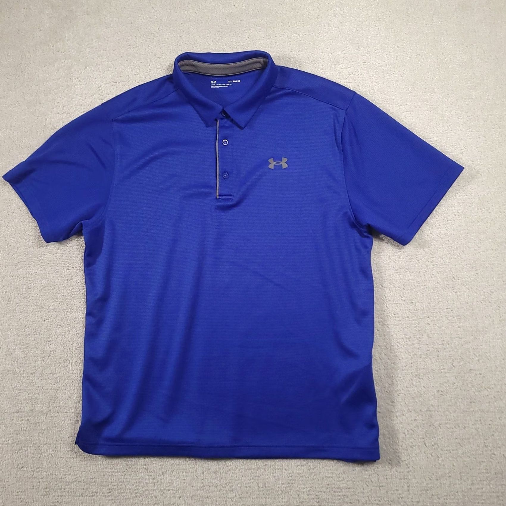 Under Armour Under Armour Polo Shirt Mens XL Blue Loose Fit Golf Size US XL / EU 56 / 4 - 2 Thumbnail