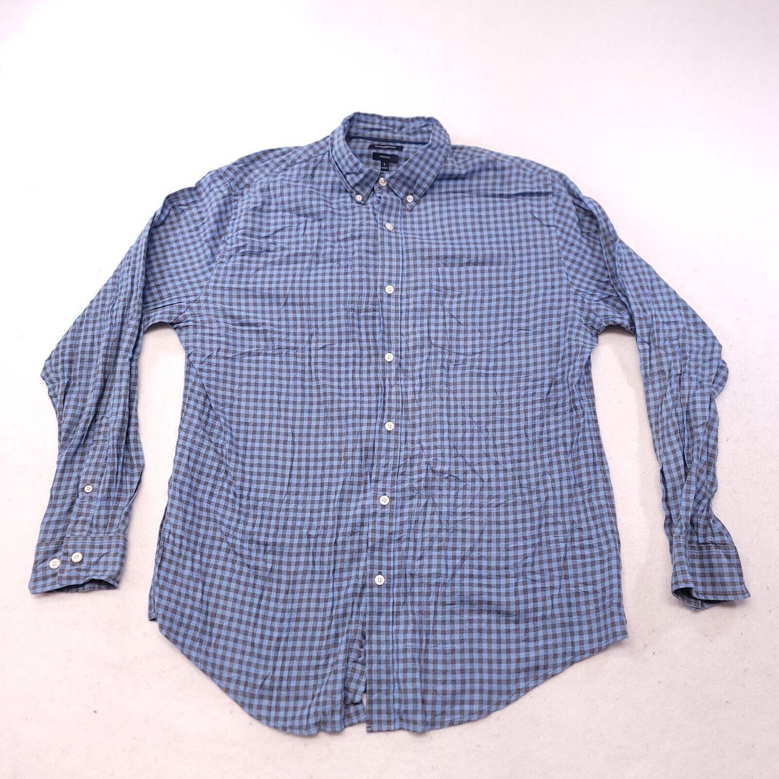 Croft & Barrow Croft & Barrow Tartan Flannel Shirt Mens Size Large L Blue Size US L / EU 52-54 / 3 - 2 Thumbnail