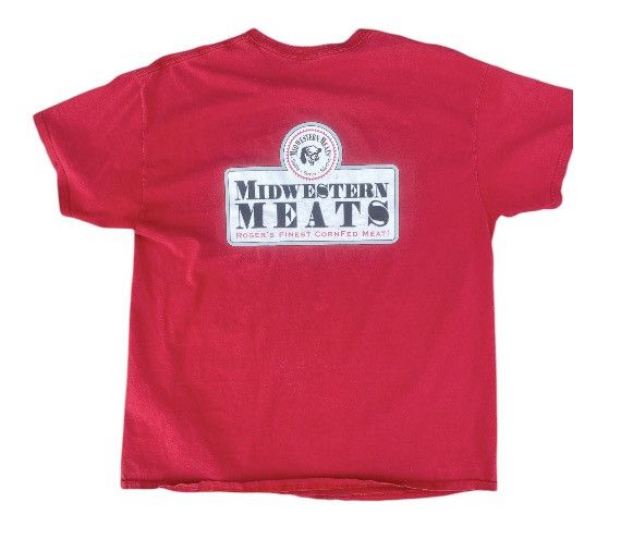 Gildan × Vintage Vintage Midwestern Meats Shirt Size US XL / EU 56 / 4 - 1 Thumbnail