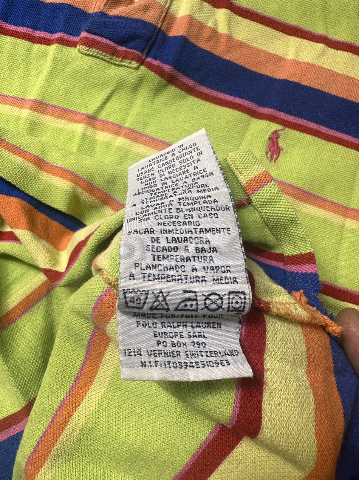 Polo Ralph Lauren Polo Ralph Lauren Stripped SS polo shirt size XL Size US XL / EU 56 / 4 - 5 Thumbnail