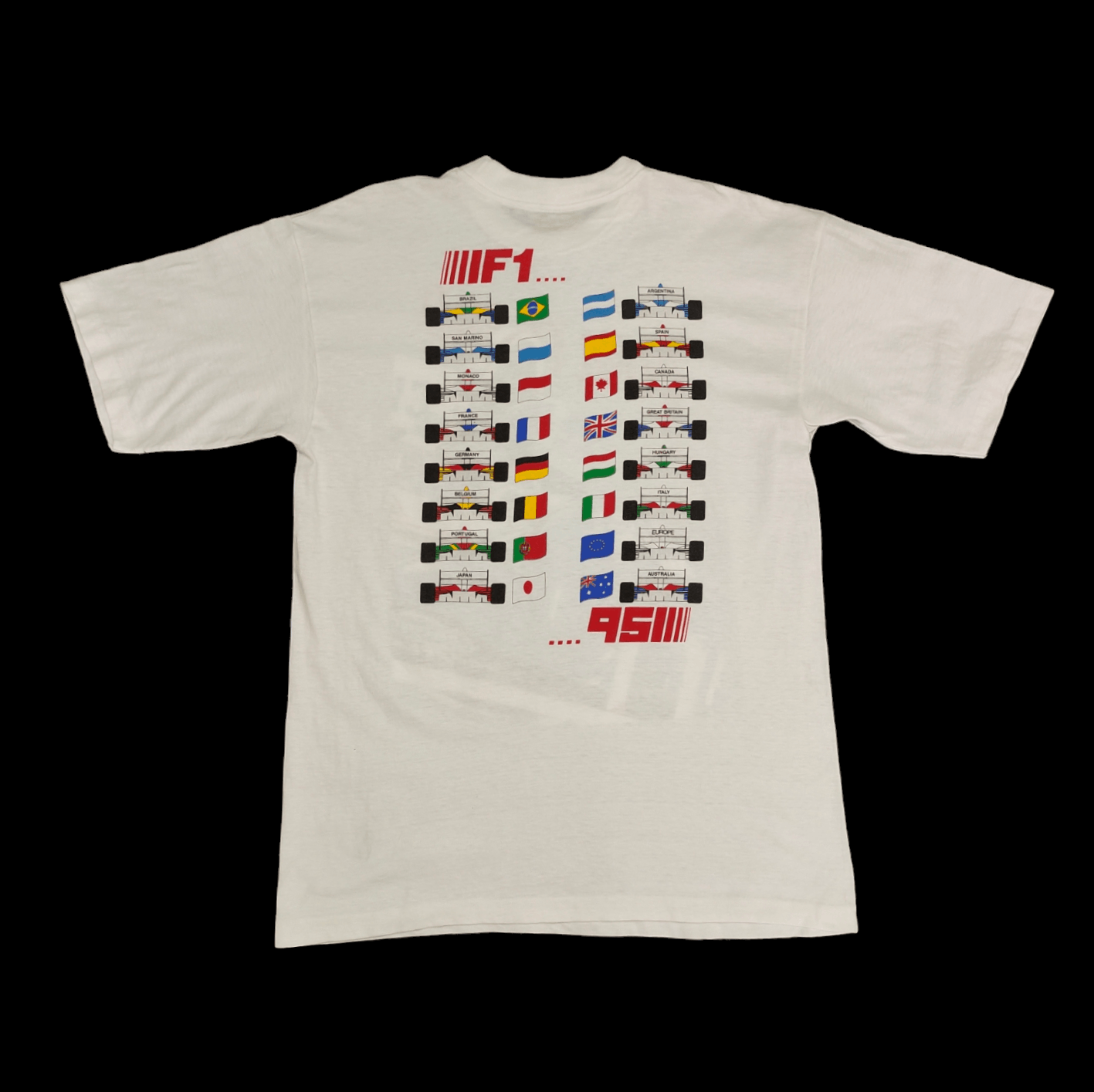 Ferrari Vintage 90s Formula 1 Renault Elf Racing Team T-Shirt Size US M / EU 48-50 / 2 - 7 Thumbnail