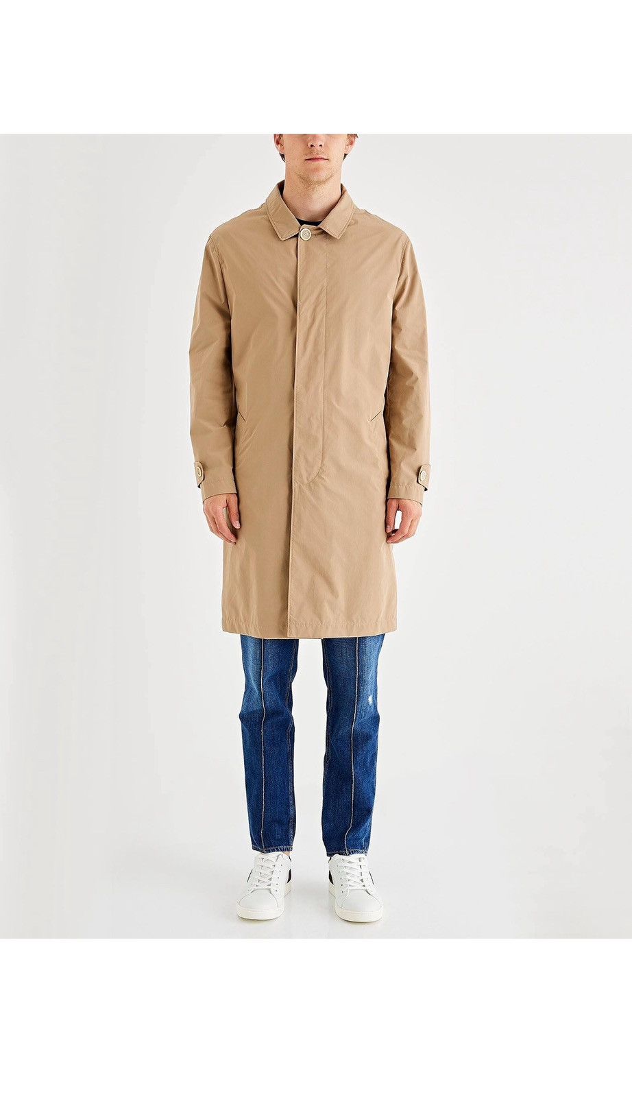 Brunello Cucinelli Camel Trench Coat Size US L / EU 52-54 / 3 - 3 Thumbnail