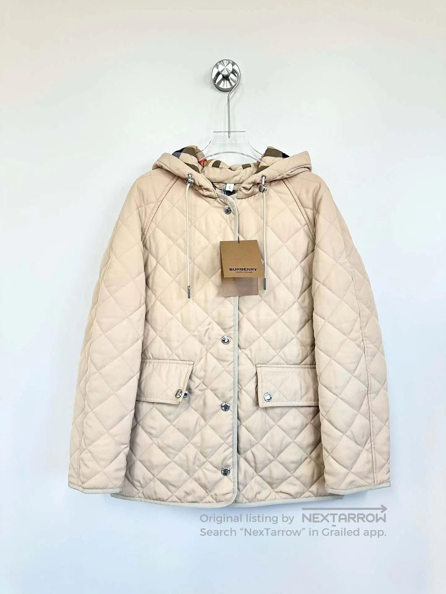 Burberry Burberry Camel Color Patchwork Ribbed Collar Gold Button H Size XS / US 0-2 / IT 36-38 - 1 Thumbnail