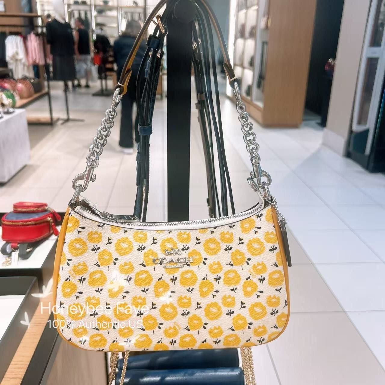 Coach Teri Shoulder Bag With Floral Print CBI49 Size ONE SIZE - 2 Thumbnail
