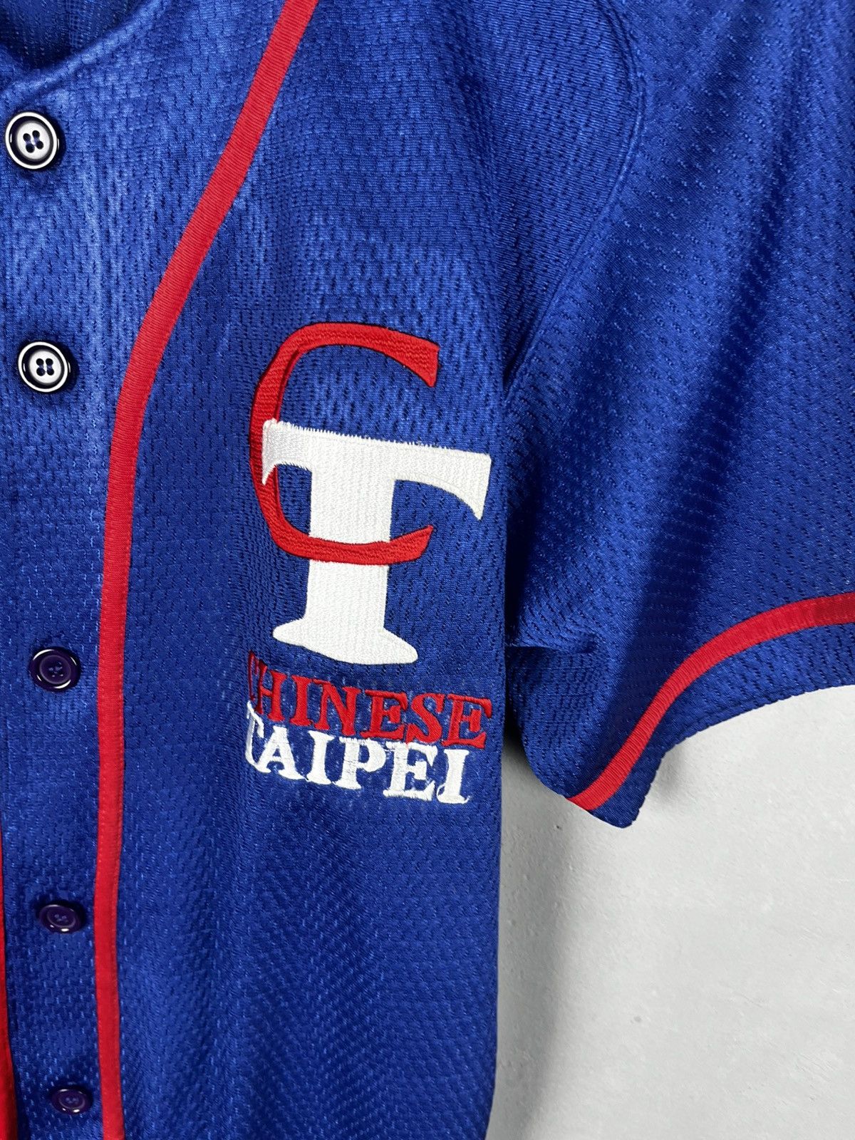 Vintage Chinese Taipel jersey Baseball vintage 2000s Size US M / EU 48-50 / 2 - 3 Thumbnail