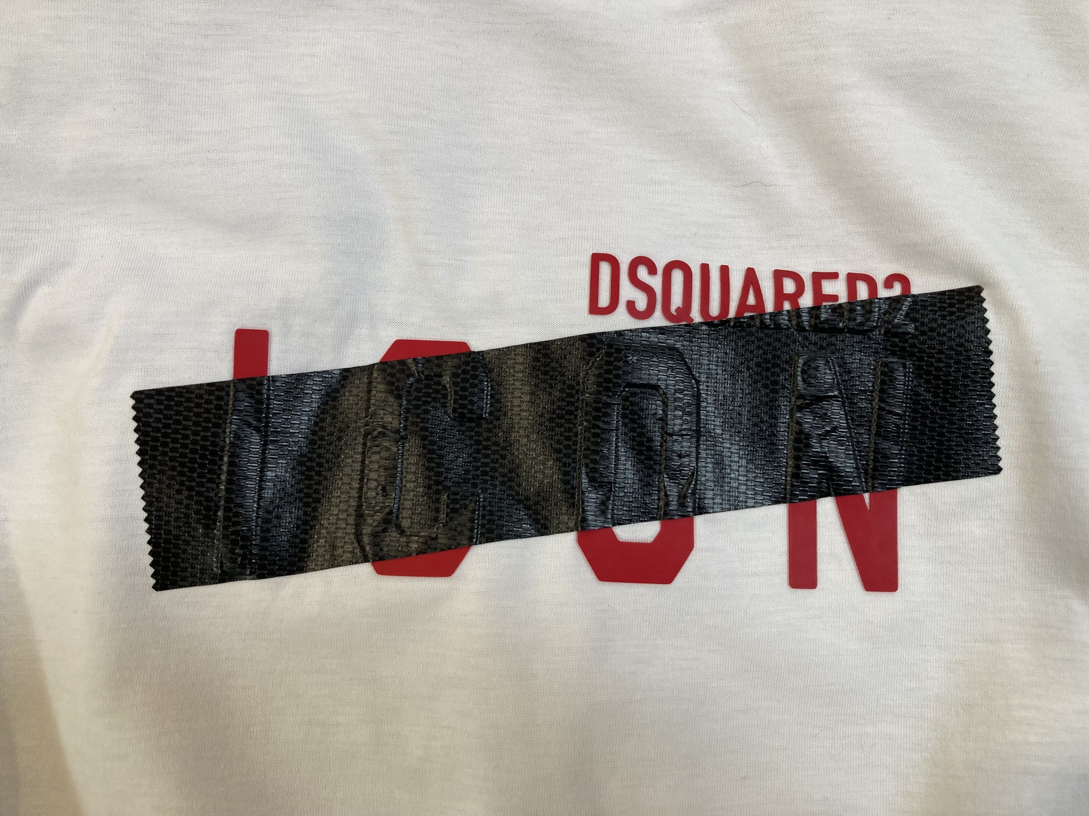 Dsquared2 DSQUARED2 Tape detail Icon T-shirt White Size US L / EU 52-54 / 3 - 5 Thumbnail