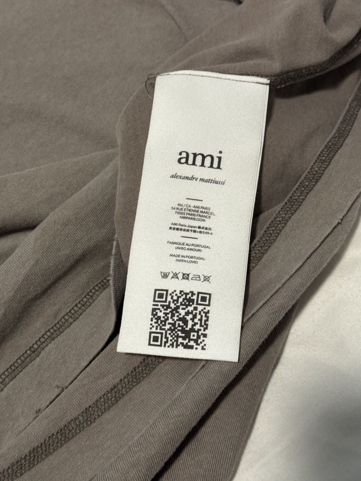 AMI AMI PARIS Gray fade out t-shirt Size US S / EU 44-46 / 1 - 5 Thumbnail