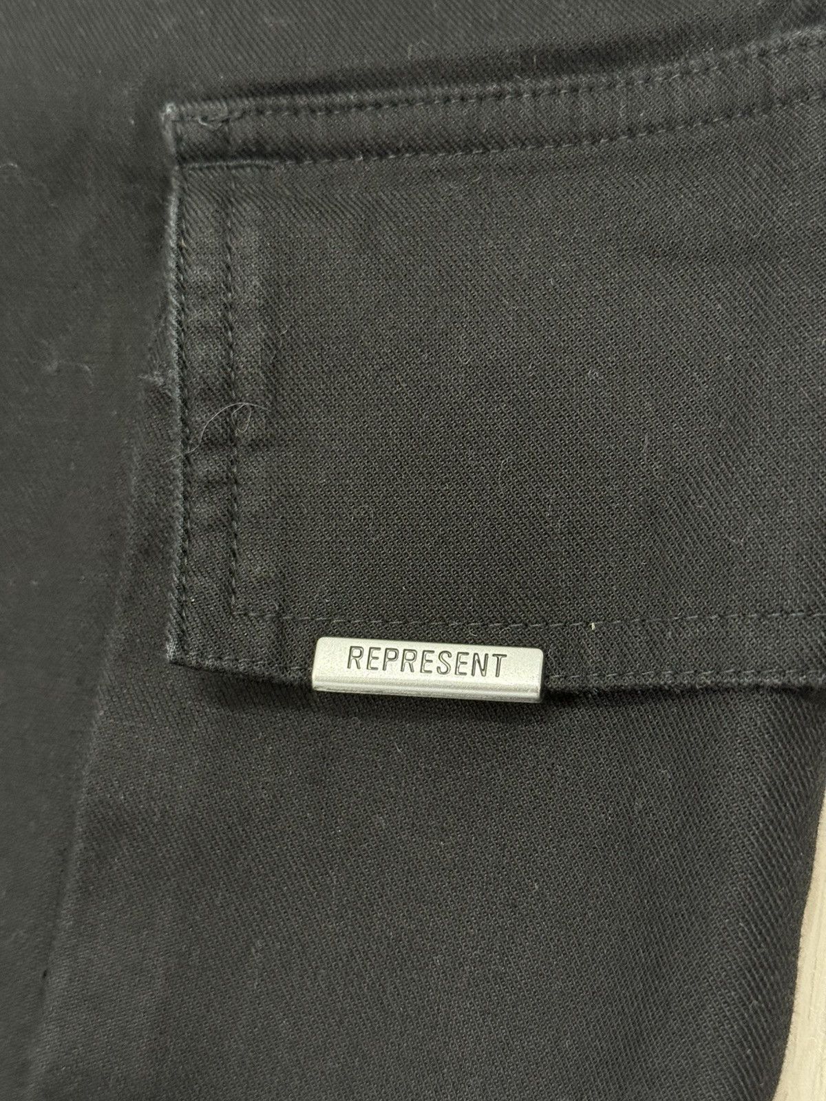 Represent Clo. Represent Men’s Wide Leg Cargo Baggy Trousers Rick Owens Size US 30 / EU 46 - 5 Thumbnail