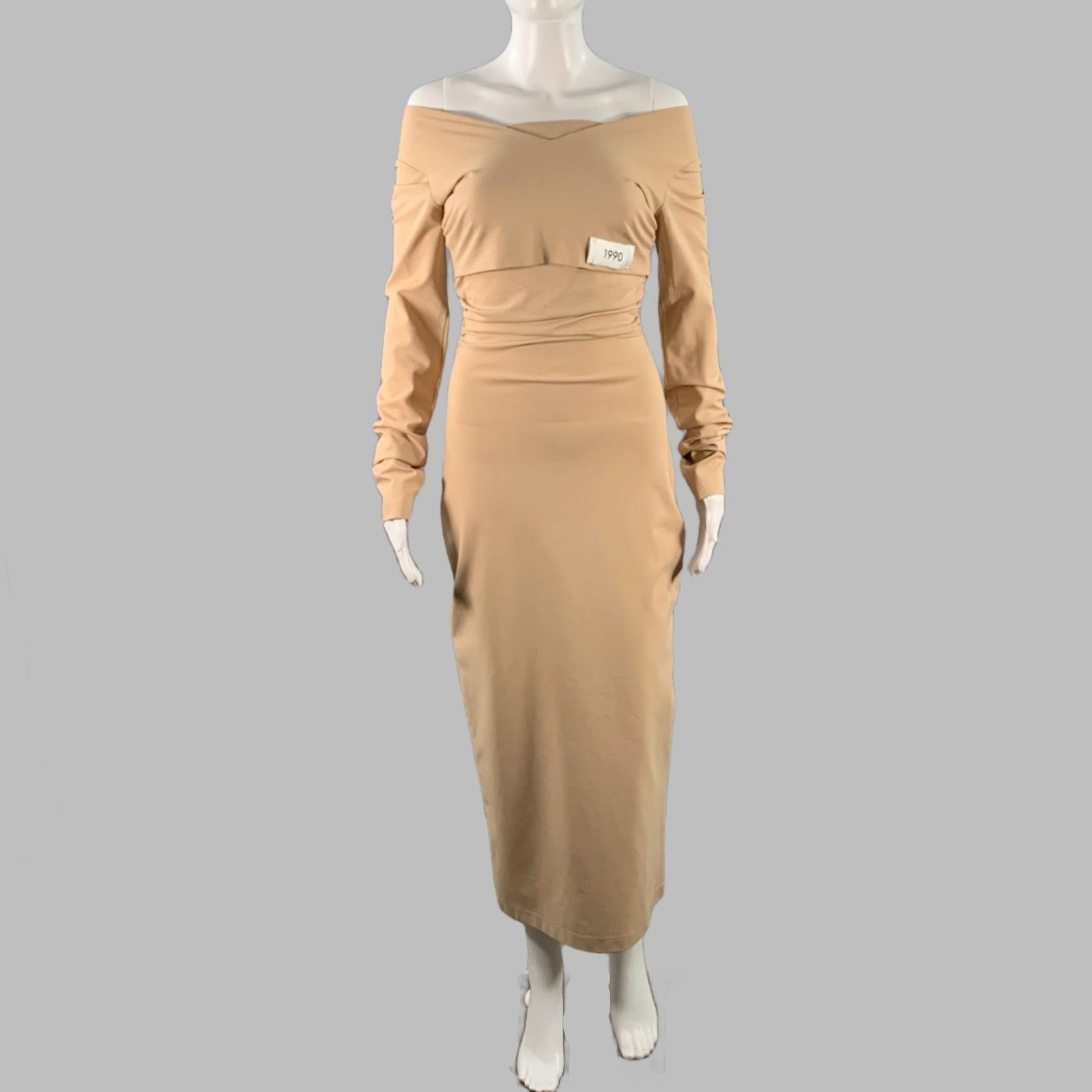 Dolce & Gabbana 6 Beige Viscose Blend Strapless Crop Top Dress Set Size M / US 6-8 / IT 42-44 - 1 Thumbnail