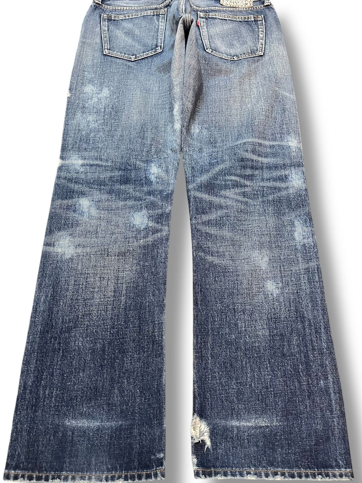Hysteric Glamour Vintage Rnative Faded Wash Whiskering Denim Size US 33 - 5 Thumbnail