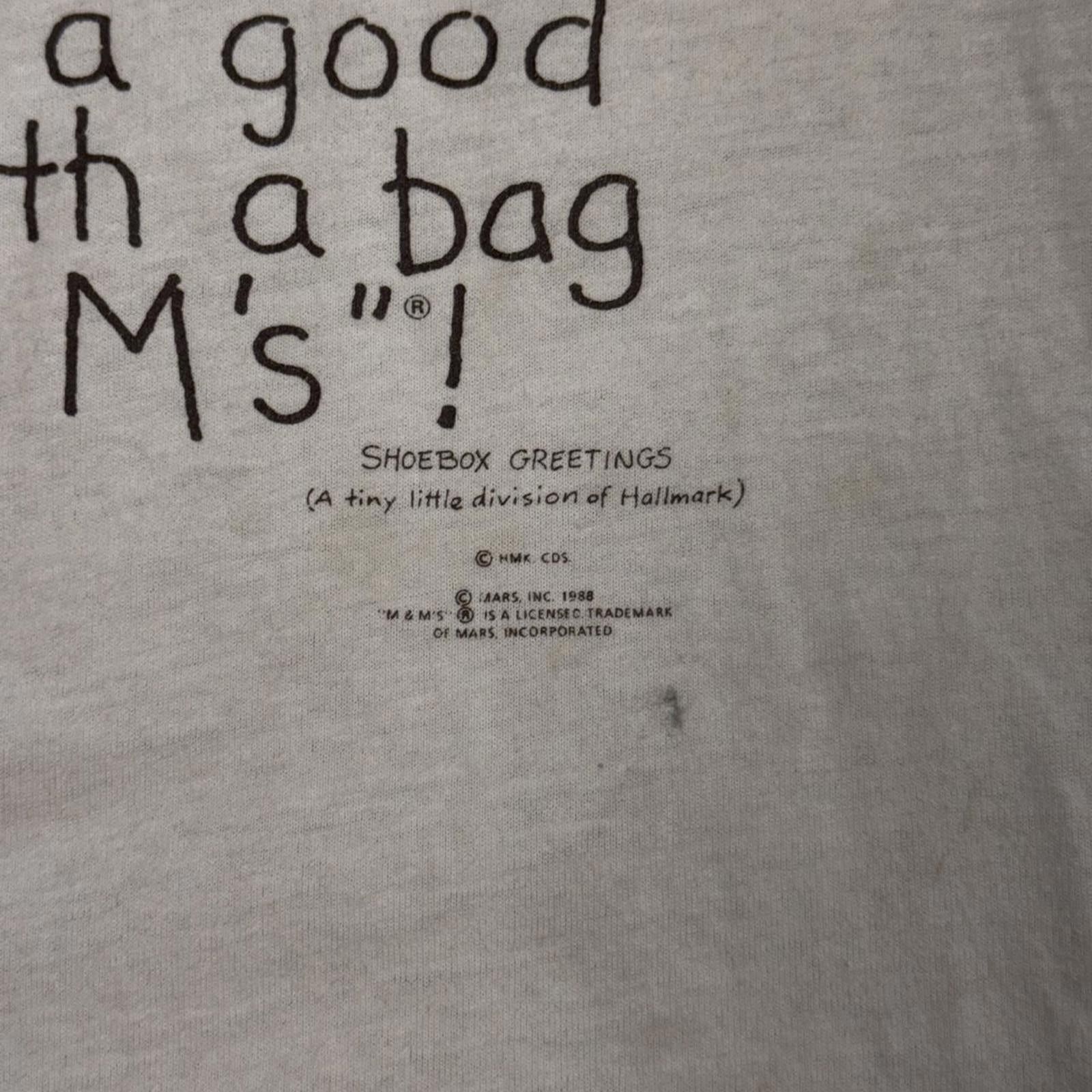 Vintage Vintage 1988 M&M Promo Tee Size US M / EU 48-50 / 2 - 4 Thumbnail