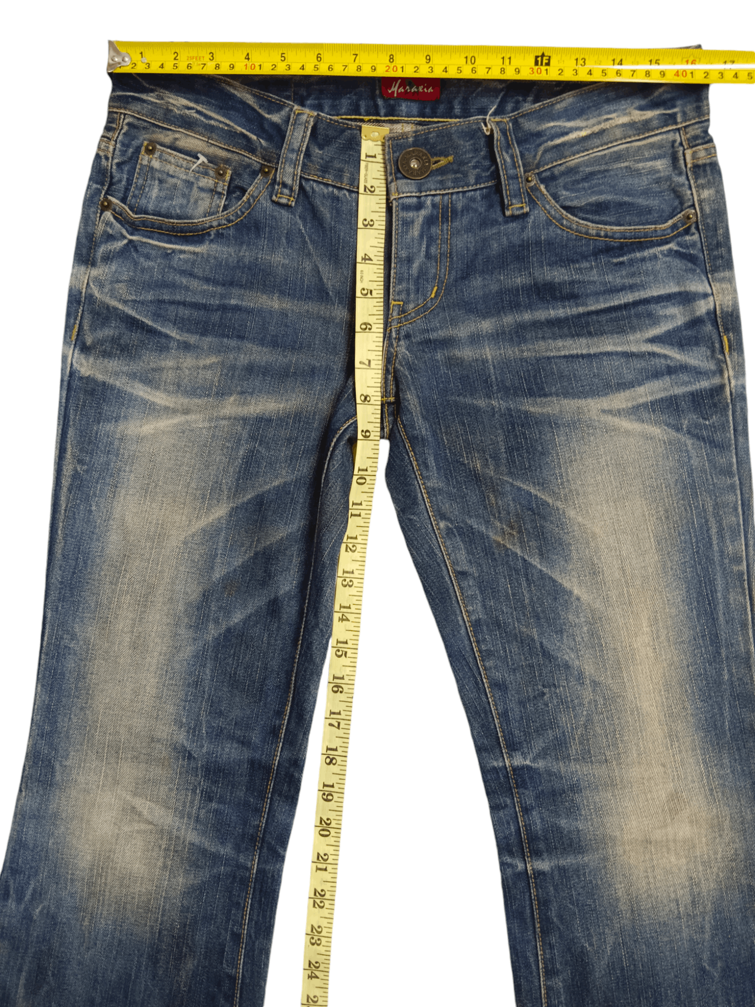 Japanese Brand 💥MARAXIA💥 Mudmax Super Flare Denim Size US 32 / EU 48 - 8 Thumbnail