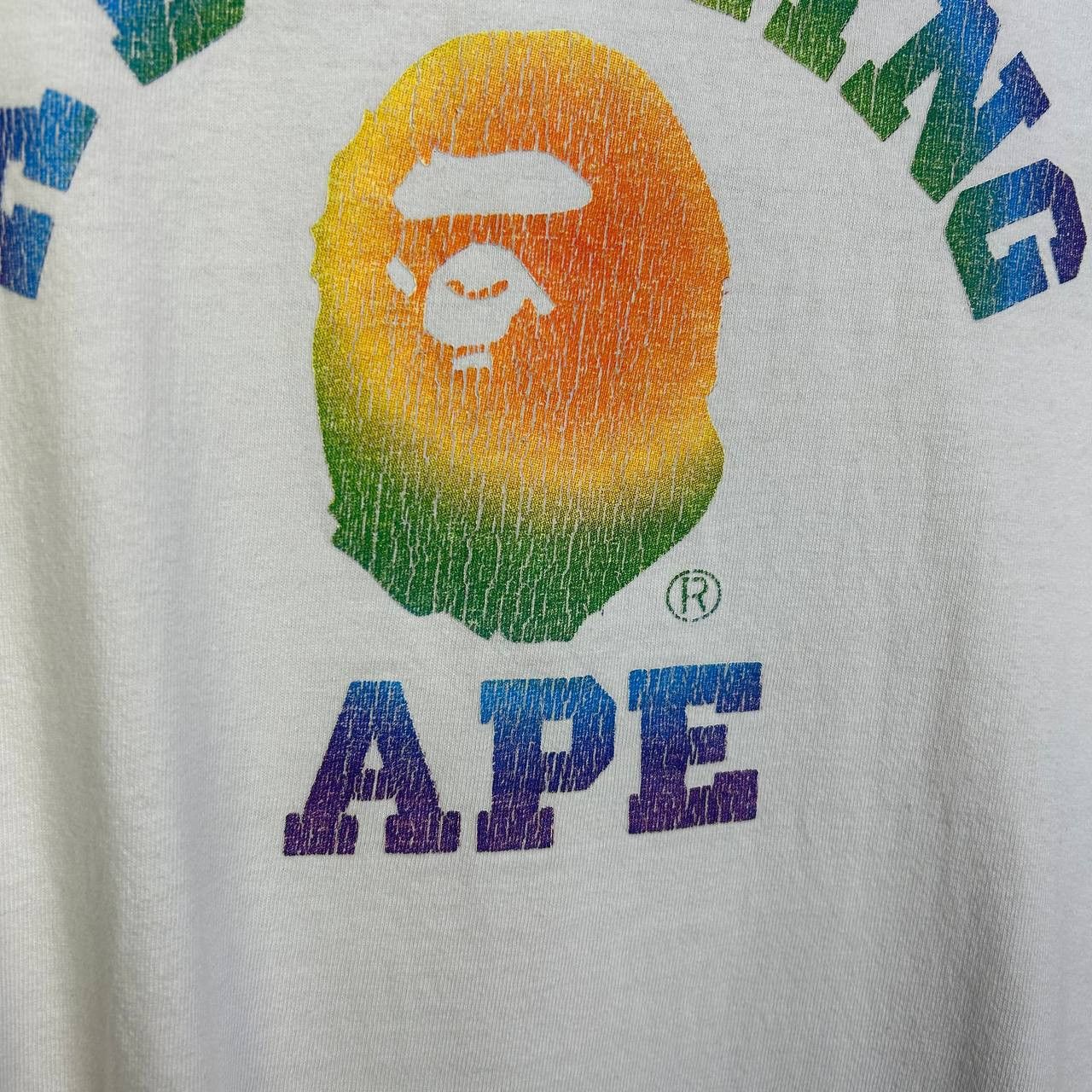 Bape Luxury Bape A Bathing Ape big logo designer y2k tee Size US L / EU 52-54 / 3 - 4 Thumbnail