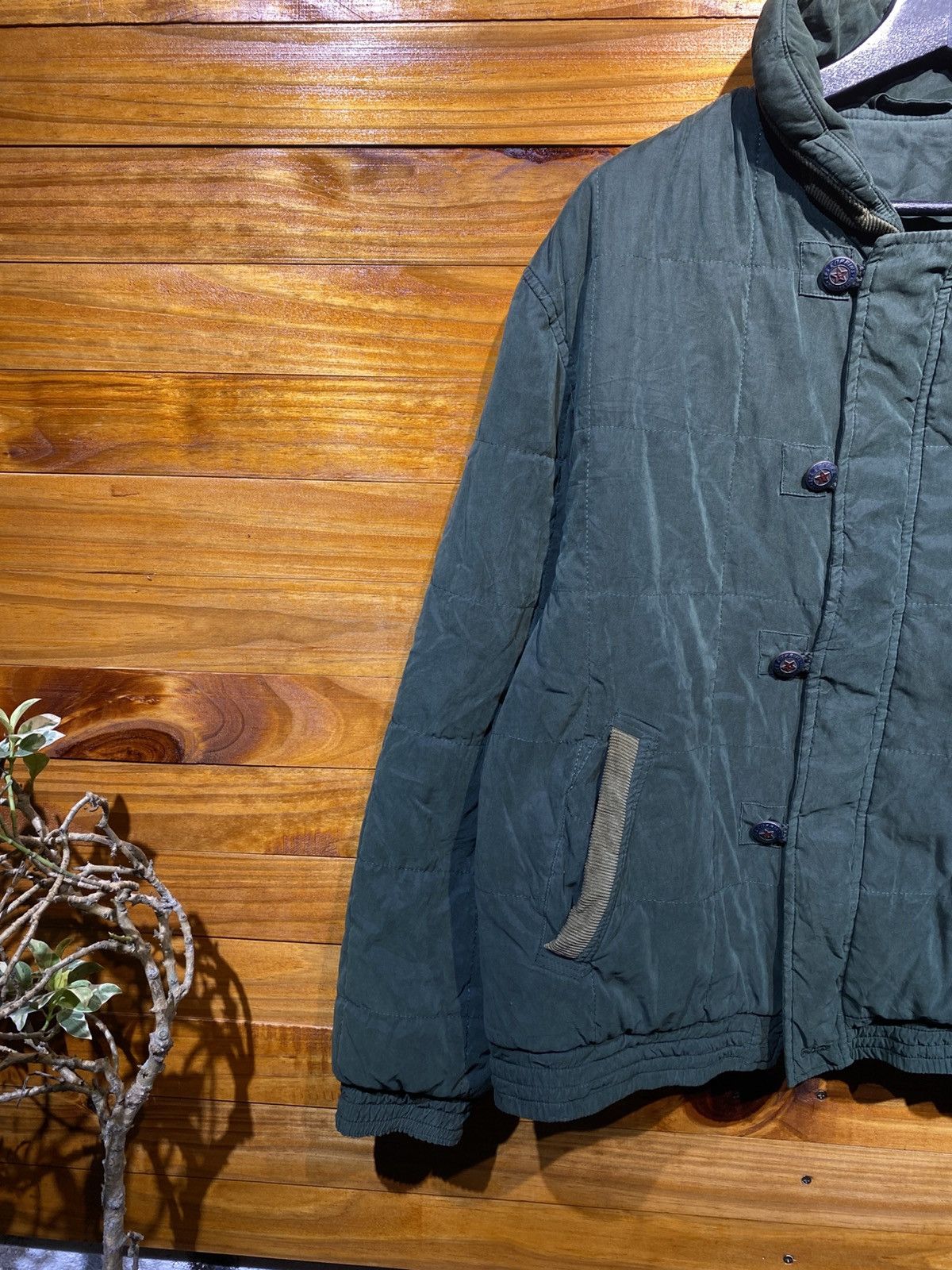 Les Copains Vintage Les Copains Military Style Quilted Jacket – 1980s Size US L / EU 52-54 / 3 - 6 Thumbnail