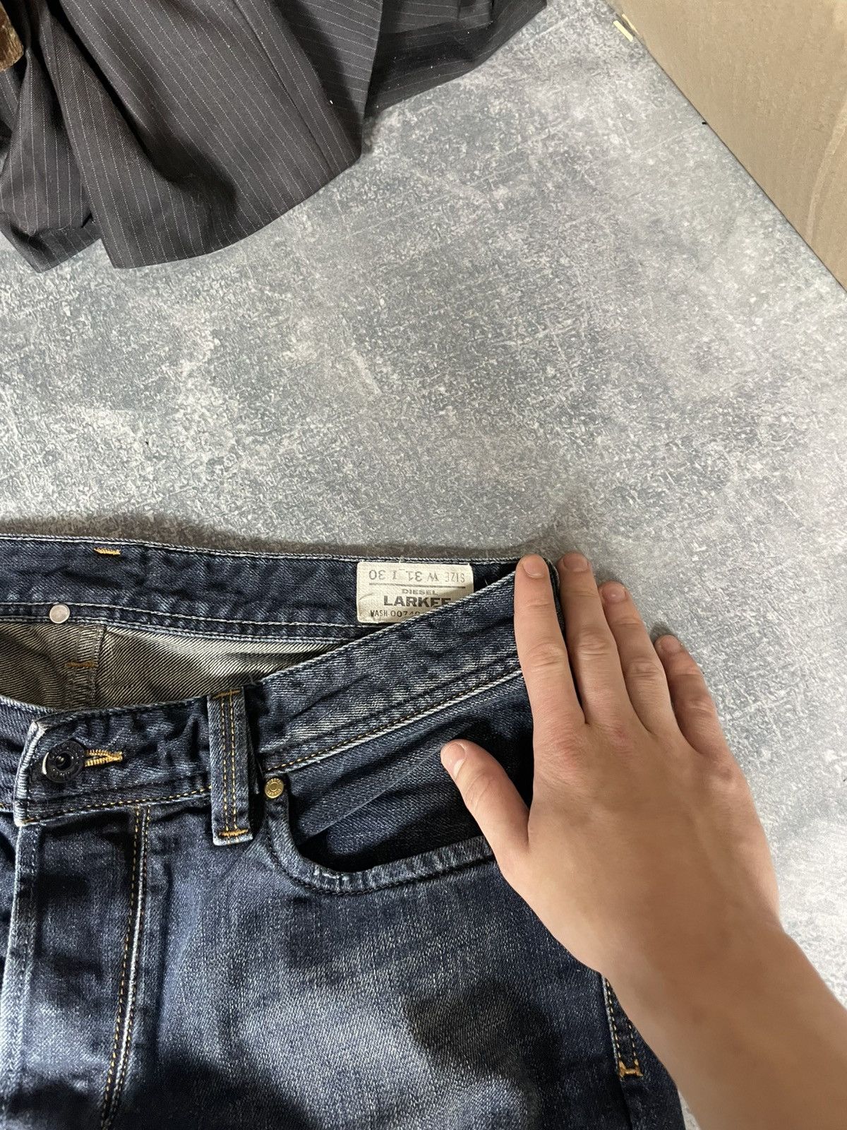Diesel Crazy vintage Diesel larkee baggy pants jeans denim vintage Size US 31 - 9 Thumbnail