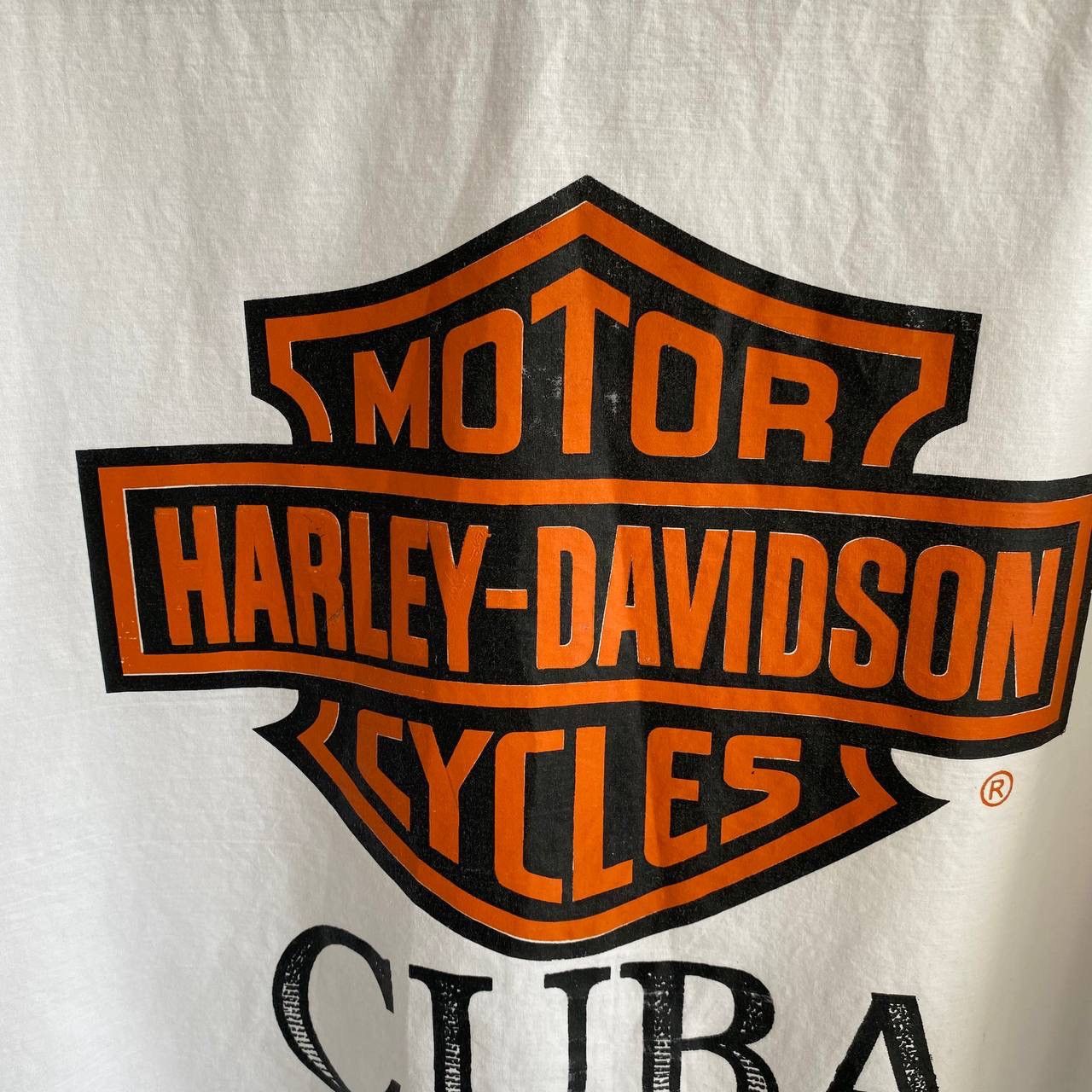 Harley Davidson × Vintage Vintage Harley Davidson Cuba Big logo band 90’s shirt Size US XXL / EU 58 / 5 - 4 Thumbnail