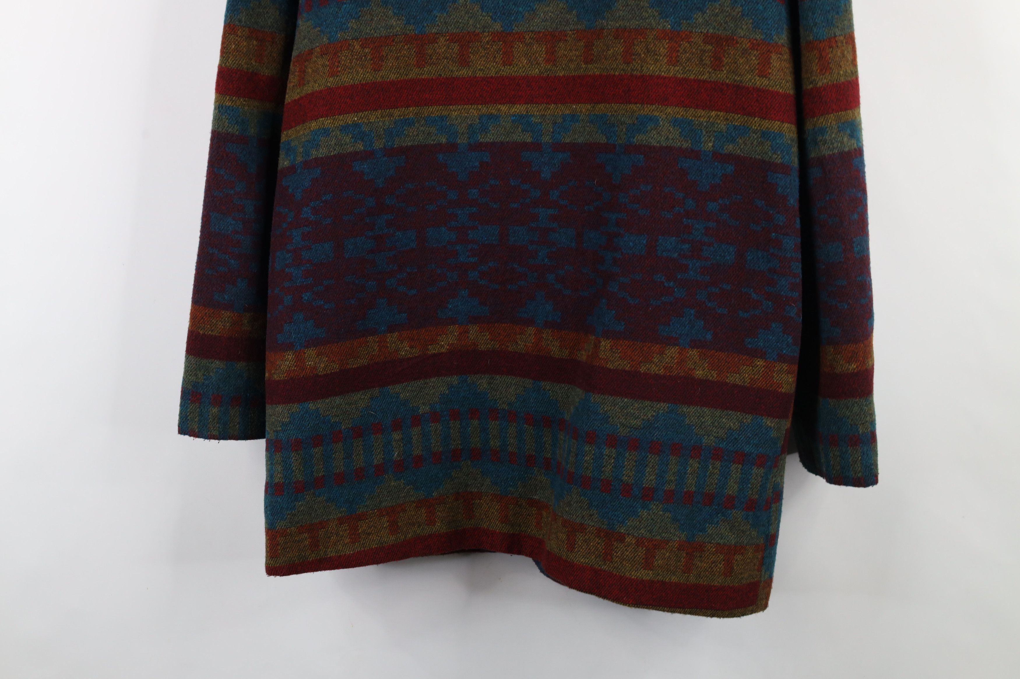 Vintage Vintage 90s Streetwear Southwestern Wool Blazer Jacket Size M / US 6-8 / IT 42-44 - 12 Thumbnail