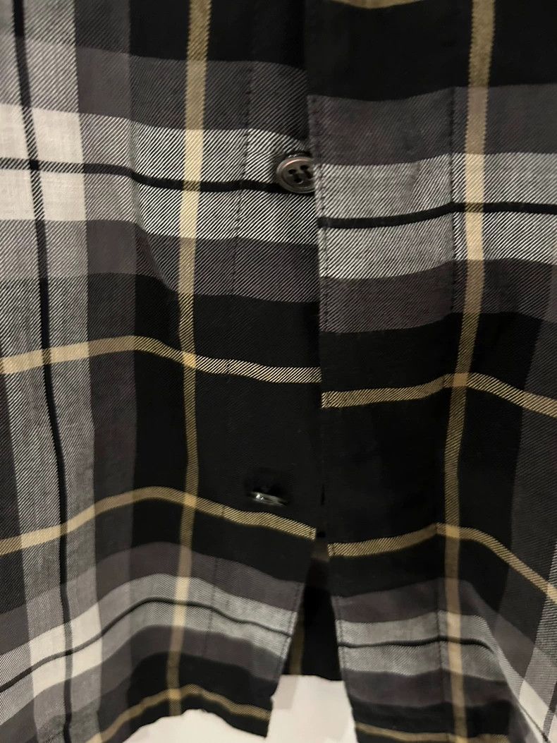 Undercover UNDERCOVER Short sleeve plaid shirt with silk and Lyocell a Size US L / EU 52-54 / 3 - 5 Thumbnail