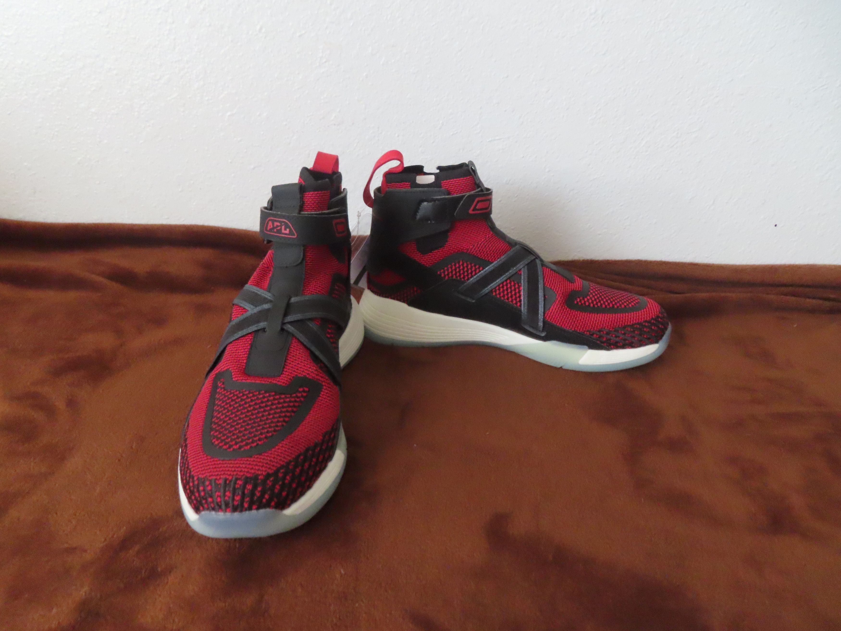 image of Athletic Propulsion Labs Apl Superfuture Red / Black / White Sample Shoes, Men's (Size 7.5)