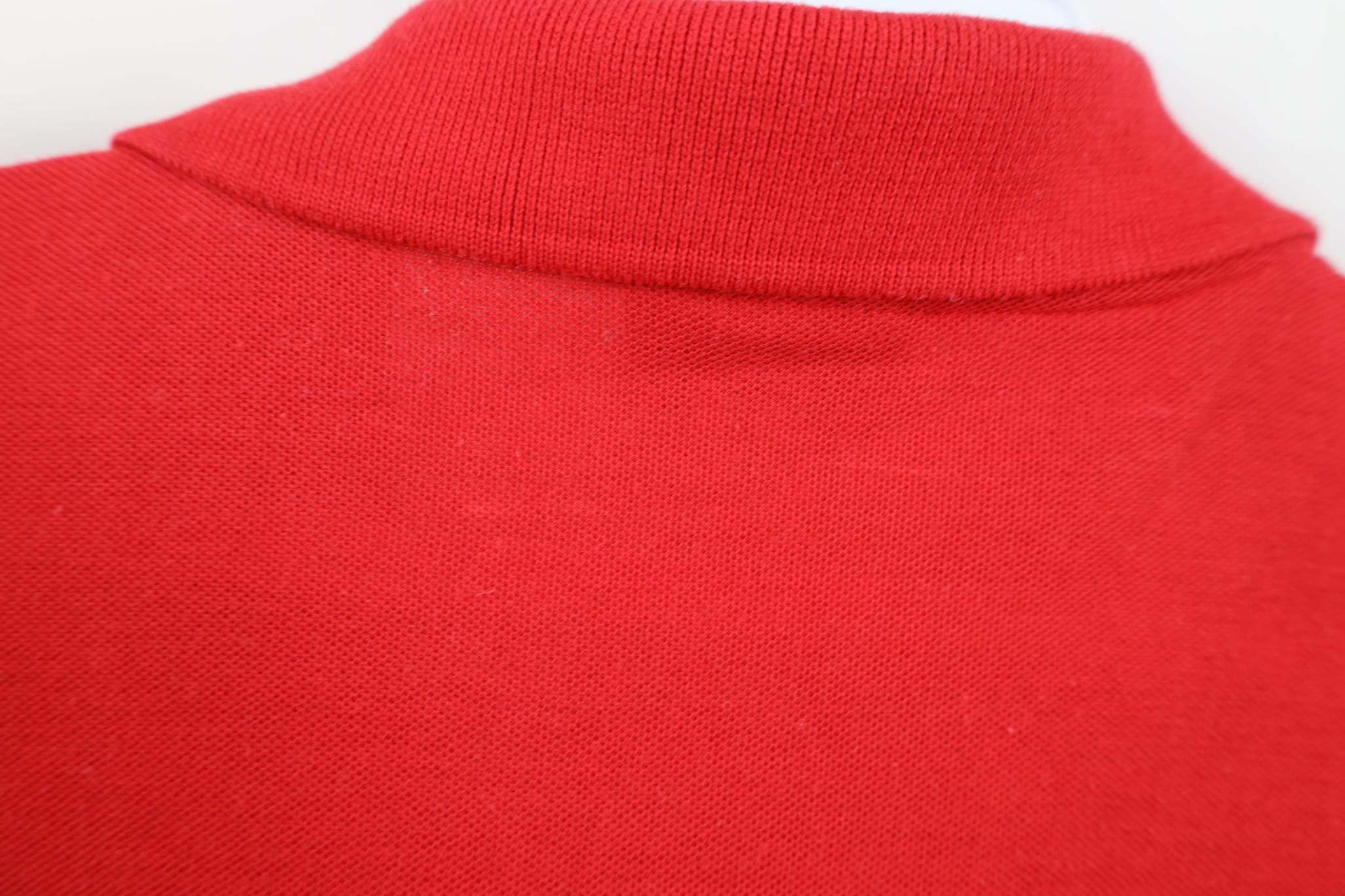 Levi's Vintage 80s Levis Spell Knit Collared Golf Polo Shirt Red Size US XL / EU 56 / 4 - 10 Thumbnail