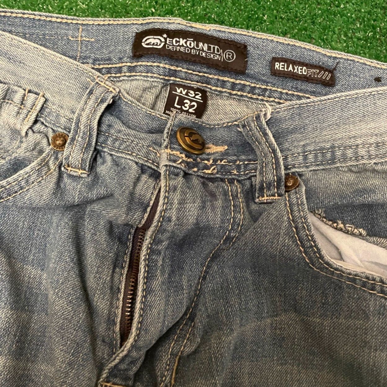Ecko Unltd. VINTAGE Ecko Unltd Baggy Jeans VTG Mens Size 32 Embroidered Grunge Skater Y2K Size US 32 / EU 48 - 5 Thumbnail