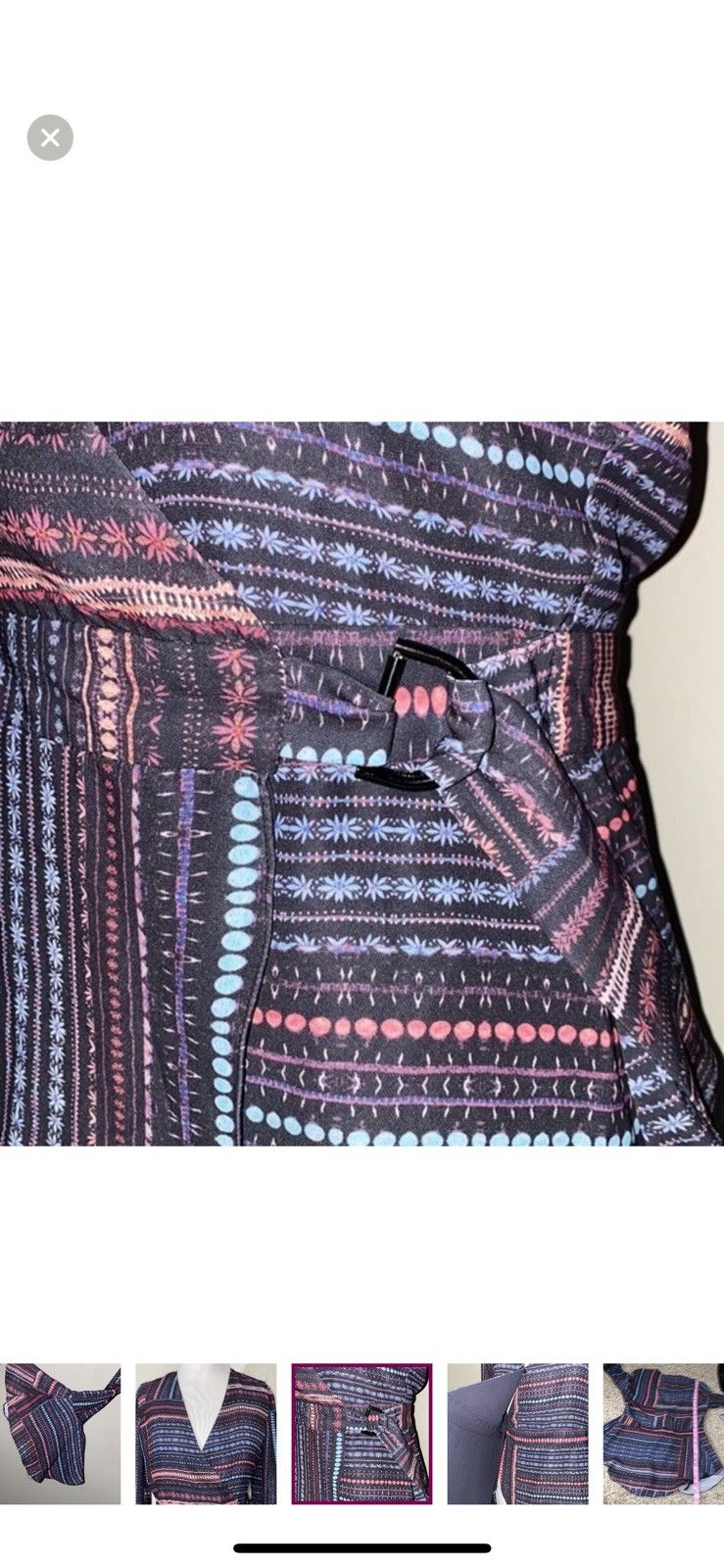 Parker Parker XS wrap front blouse Size XS / US 0-2 / IT 36-38 - 2 Thumbnail