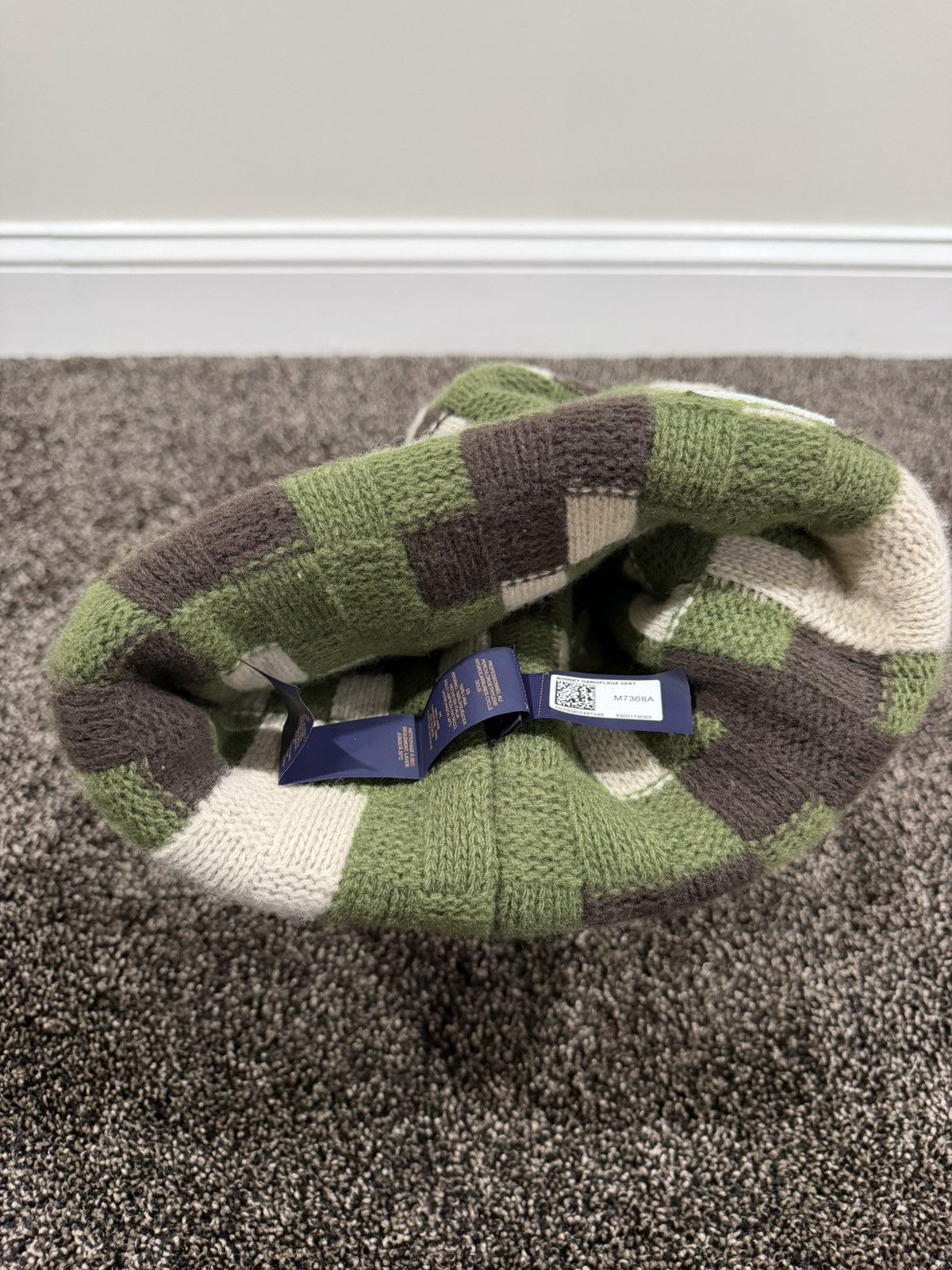 Louis Vuitton Louis Vuitton Pharrell Damoflage Damier Camo Beanie Knit Hat Size ONE SIZE - 6 Thumbnail