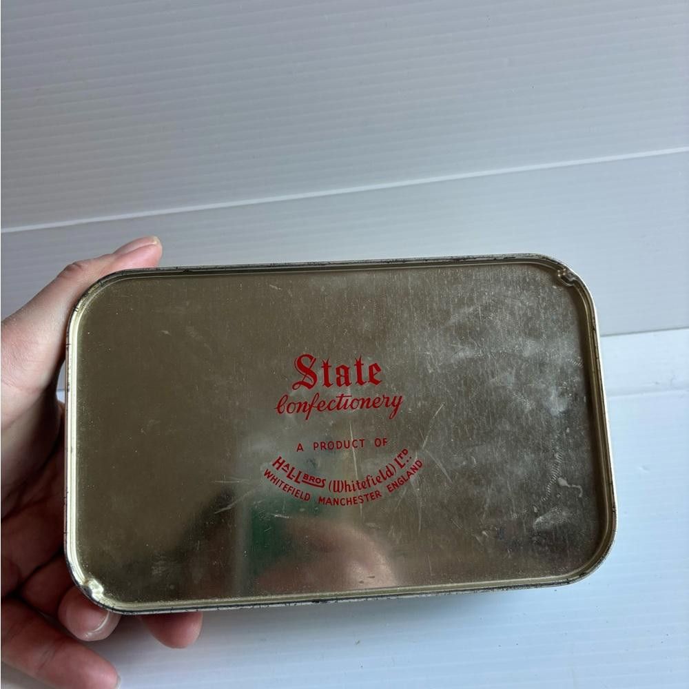 Designer Vintage Cookie Tin with Bird Design Size ONE SIZE - 2 Thumbnail