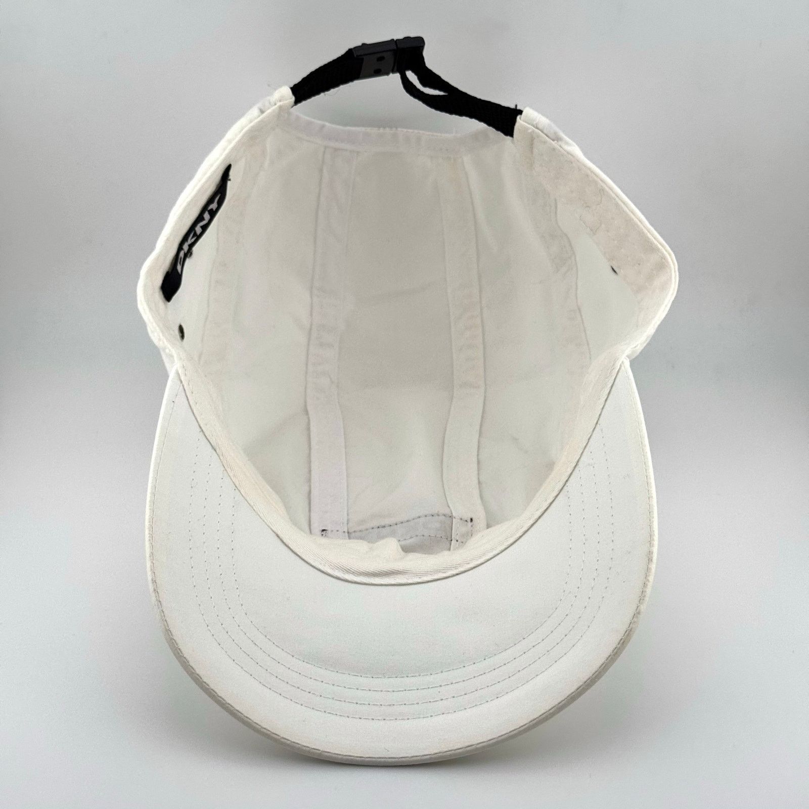 DKNY Vintage DKNY White 5 Panel Camp Hat Cap Adjustable Y2K Size ONE SIZE - 4 Thumbnail