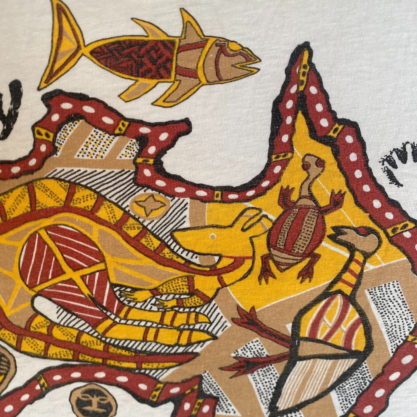 Vintage Vintage 90s Australia Nature Shirt Tribal Animal Tourist Tee Size US M / EU 48-50 / 2 - 3 Thumbnail