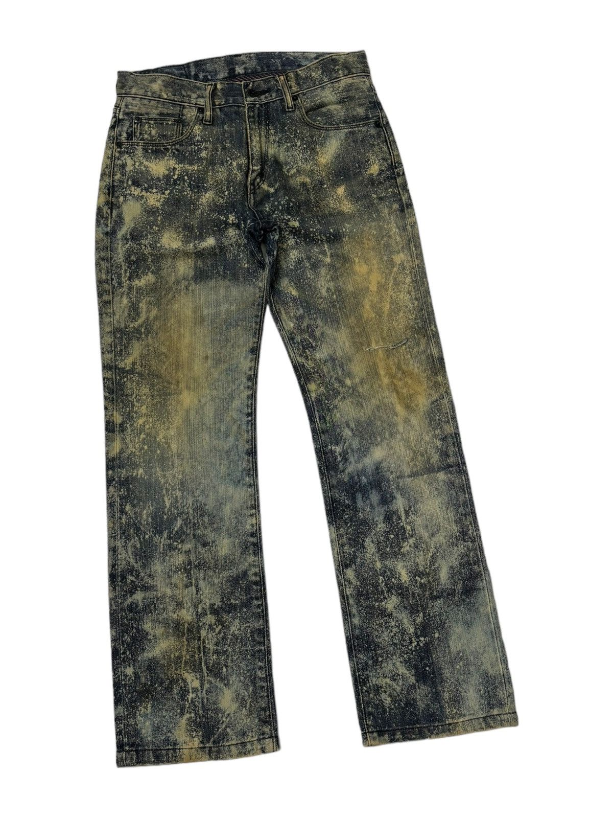 Stussy 🔥CRAZY ARCHIVE STUSSY VINTAGE CUSTOM BLEACH DISTRESS DENIM Size US 30 / EU 46 - 2 Thumbnail