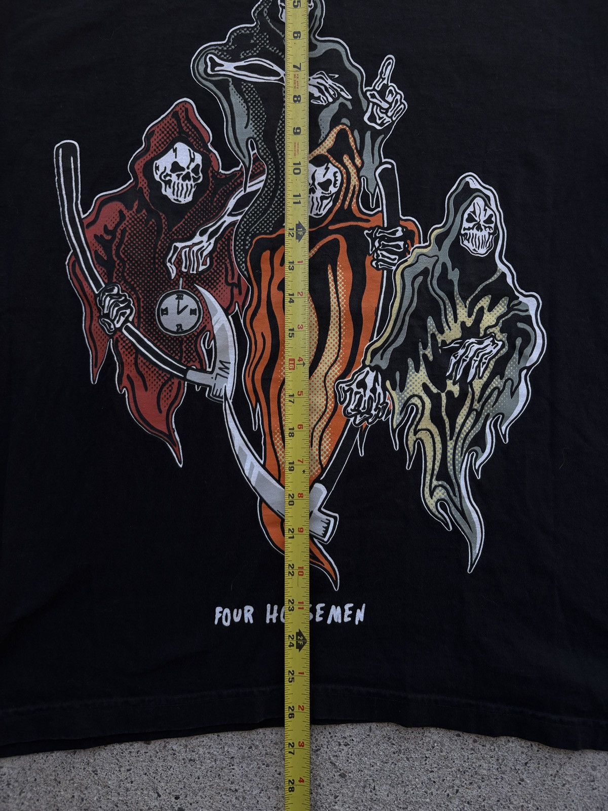 Warren Lotas 2020 Warren Lotas Black “The Four Horsemen” T-Shirt Size L Size US L / EU 52-54 / 3 - 7 Thumbnail