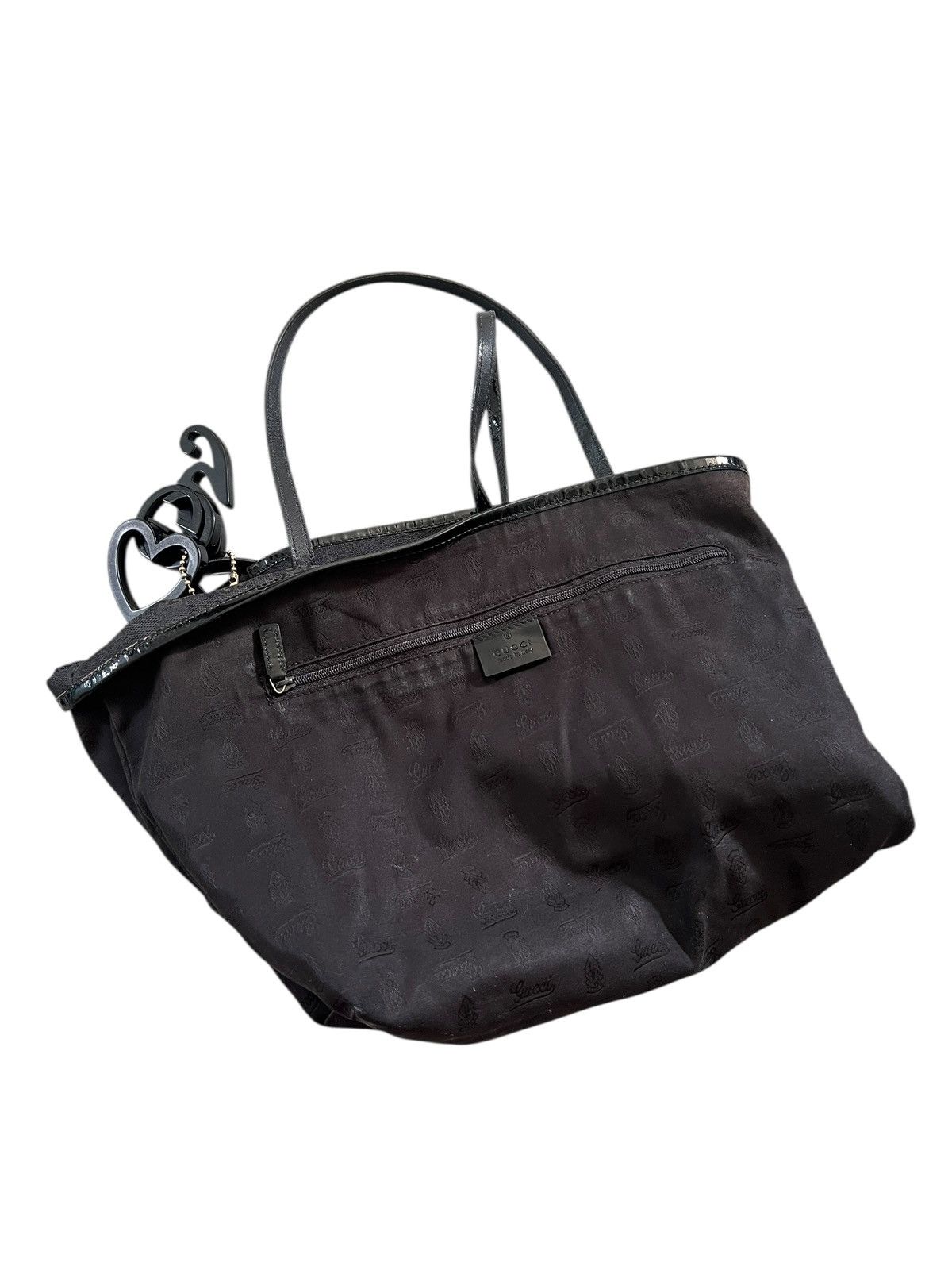 Gucci Gucci Black GG Canvas Jolie Tote Bag Size ONE SIZE - 19 Thumbnail
