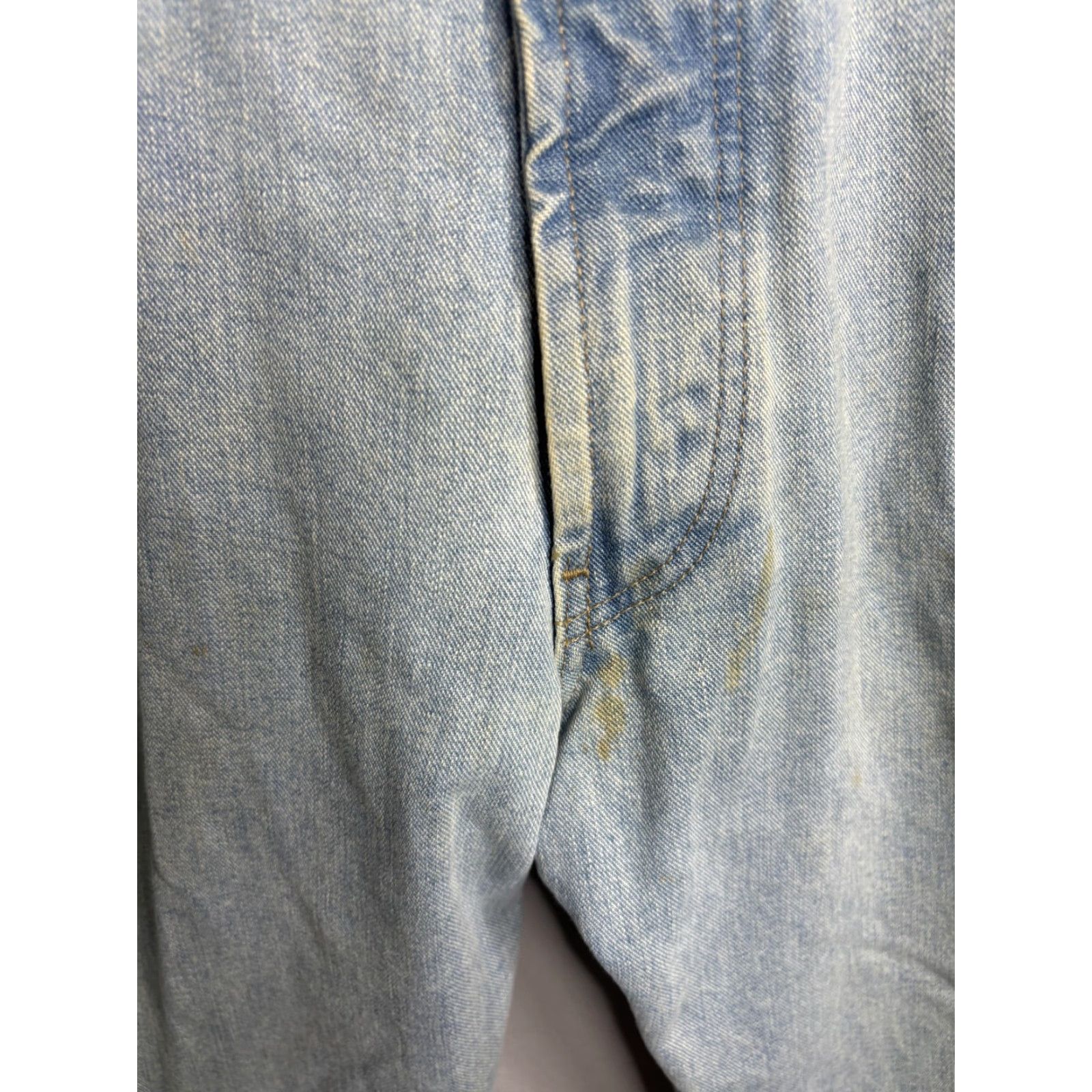 Ermenegildo Zegna Ermenegildo Zegna Jeans Mens 35 Light Wash Made in Italy Denim Casual Straight Jeans Blue 35 Inseam Regular Waist 35 Mens Size US 35 - 5 Thumbnail