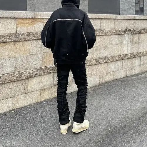 VIBE Destruction Waxed Jeans Size US 28 / EU 44 - 5 Thumbnail