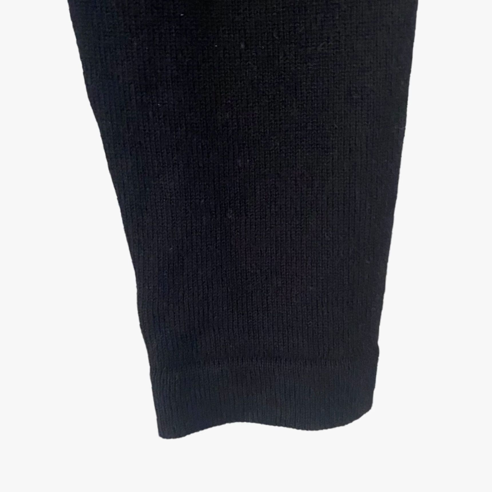 Vintage VINTAGE Charlotte Tarantola Knit Midi Sweater Dress Black Womens Small Diamond Print (S) Woman Size S / US 4 / IT 40 - 7 Thumbnail