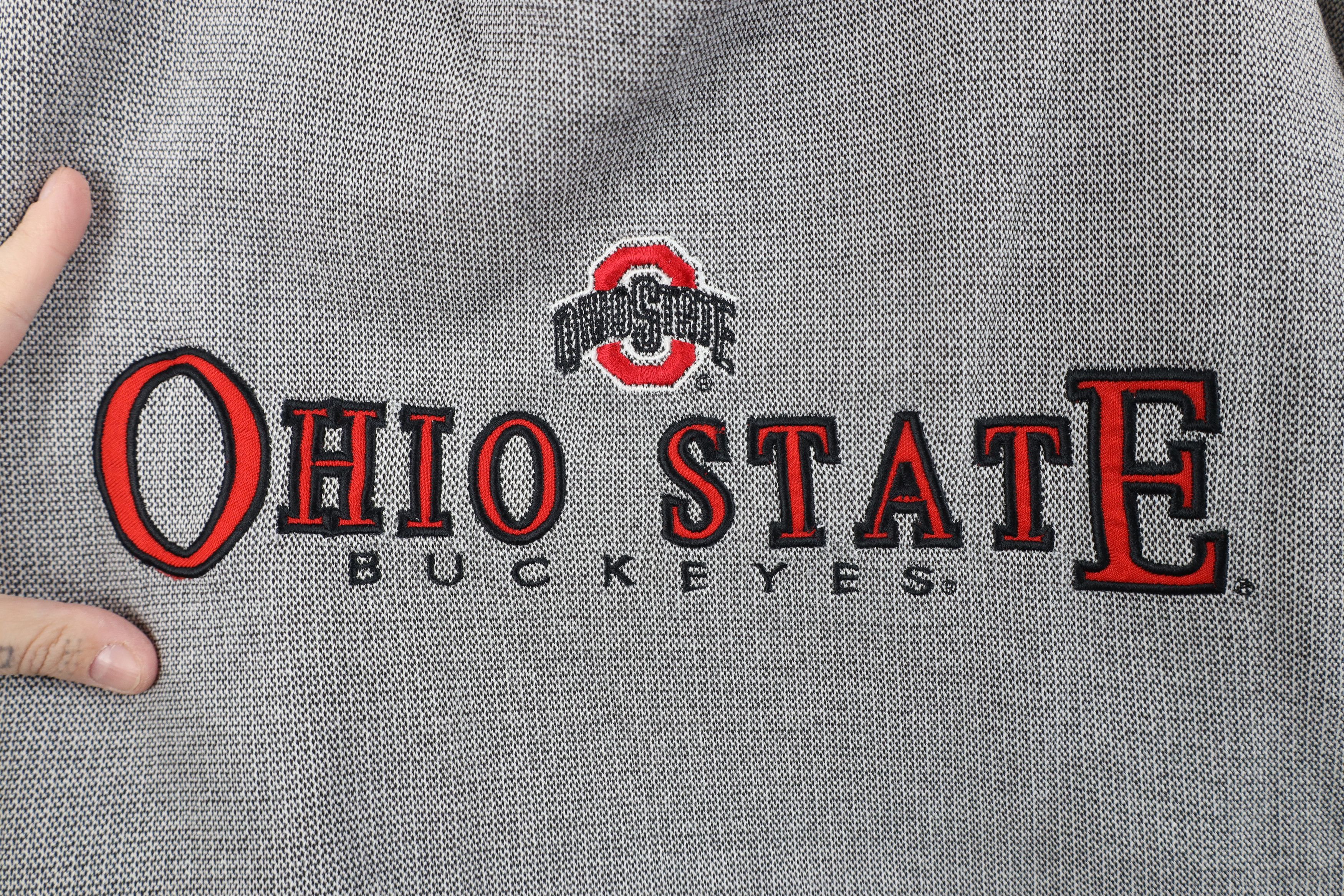 Vintage Vintage Spell Out Ohio State University Sweatshirt Gray Size US L / EU 52-54 / 3 - 4 Thumbnail
