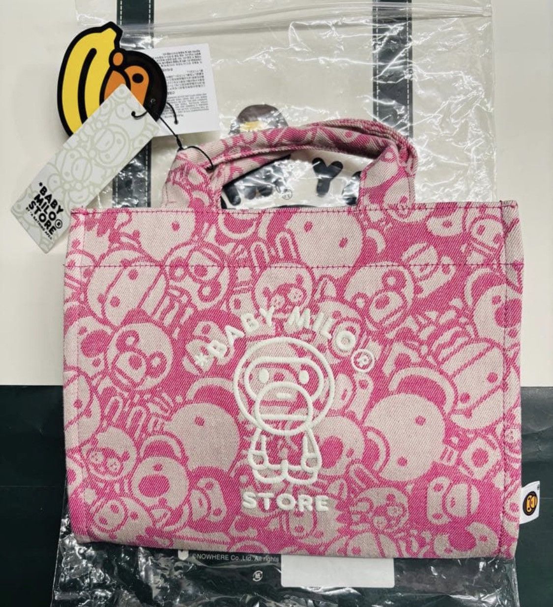 Bape Bape milo BABY MILO SMALL TOTE BAG Size ONE SIZE - 6 Thumbnail