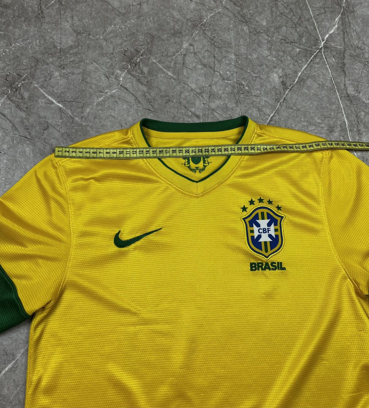 Nike Nike Brasil Soccer Jersey Tee T Shirt Size US S / EU 44-46 / 1 - 15 Thumbnail