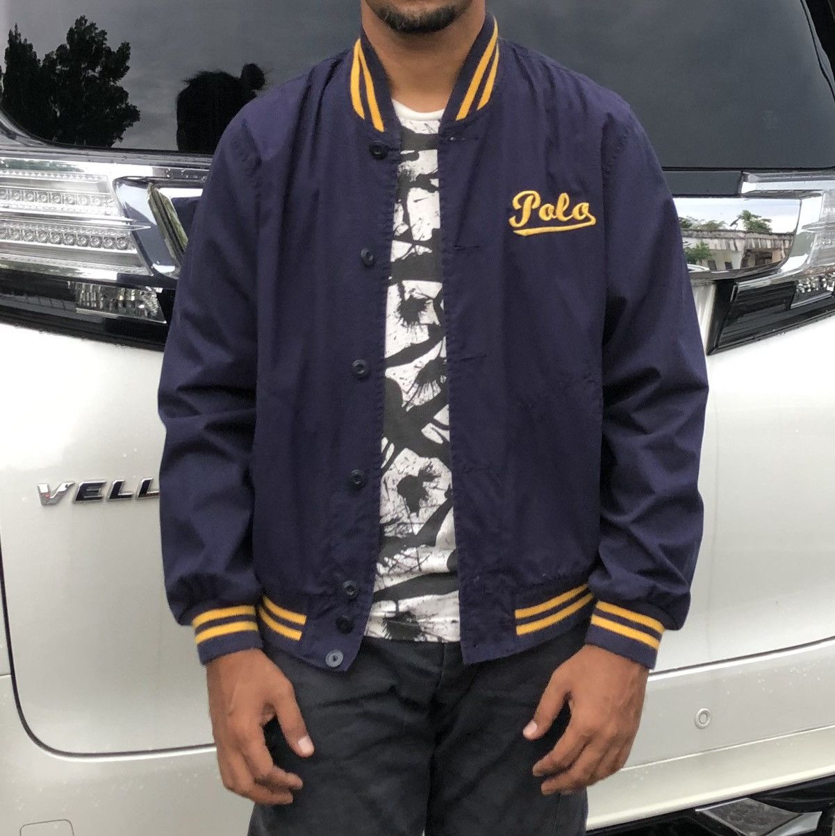 Polo Ralph Lauren VTG 90s POLO SPORT Ralph Lauren POLO Spell Out Bomber Jacket Size US M / EU 48-50 / 2 - 15 Thumbnail
