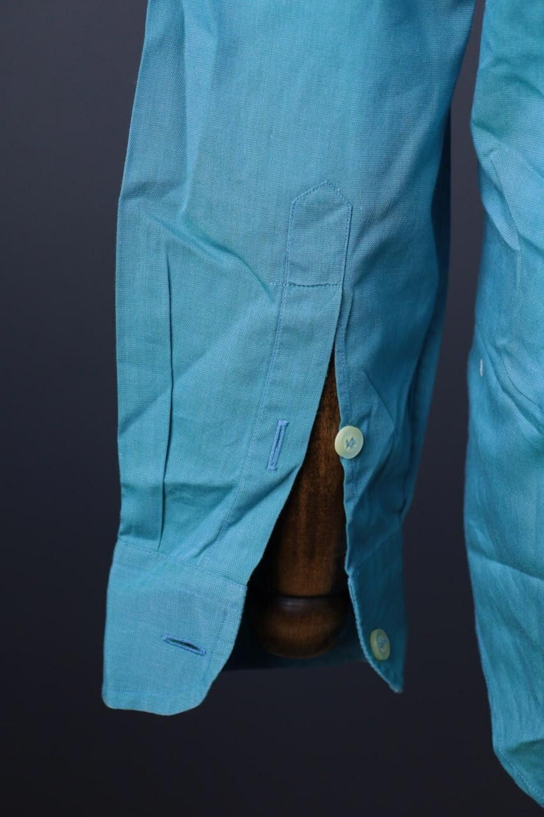 Romeo Gigli Romeo Gigli Milano Blue Button Down Shirt Size 39 / 15.5 Size US M / EU 48-50 / 2 - 10 Thumbnail