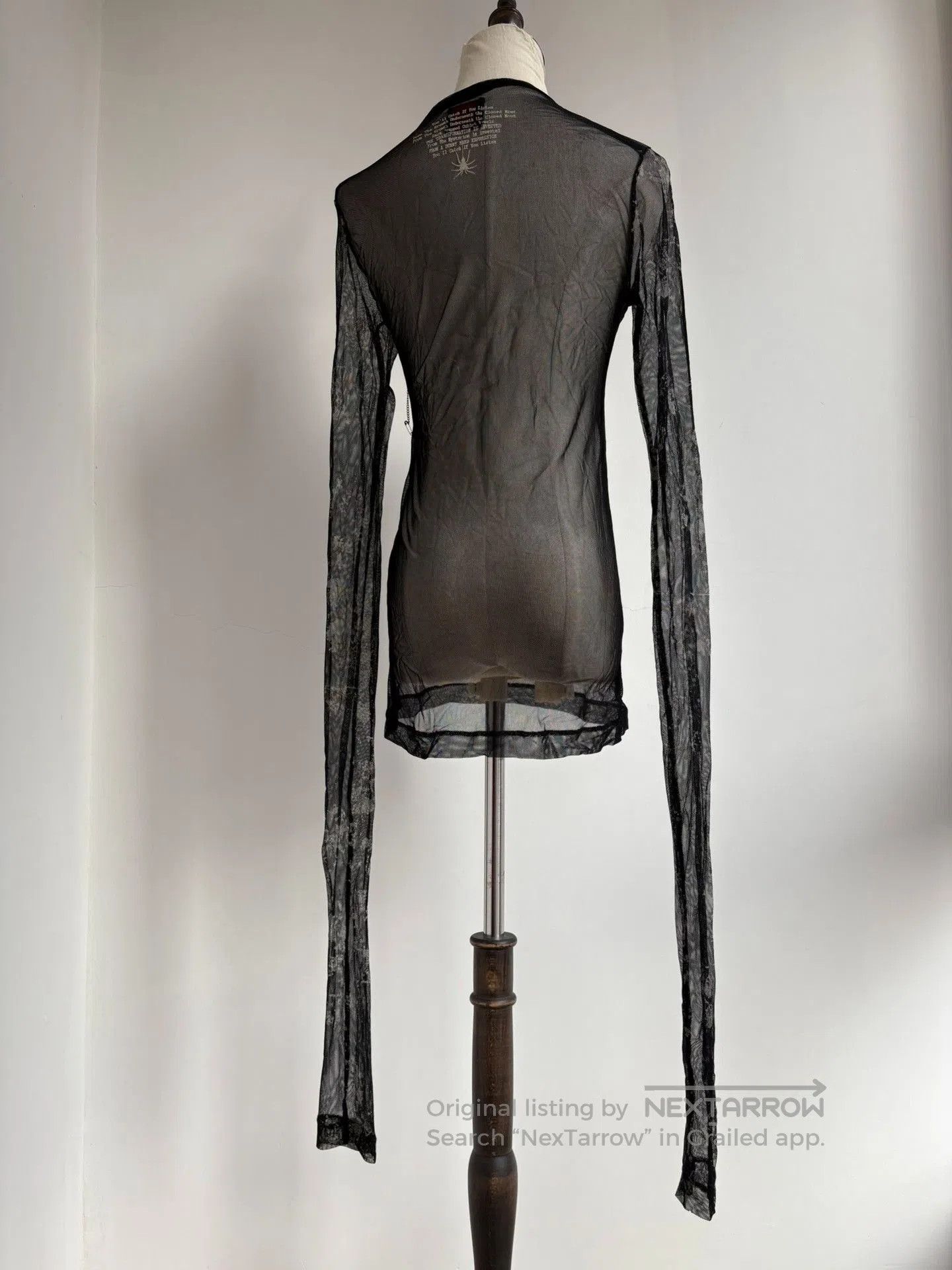 Vivienne Westwood Vintage h.anarchy Black Mesh Top. Size M / US 6-8 / IT 42-44 - 7 Thumbnail