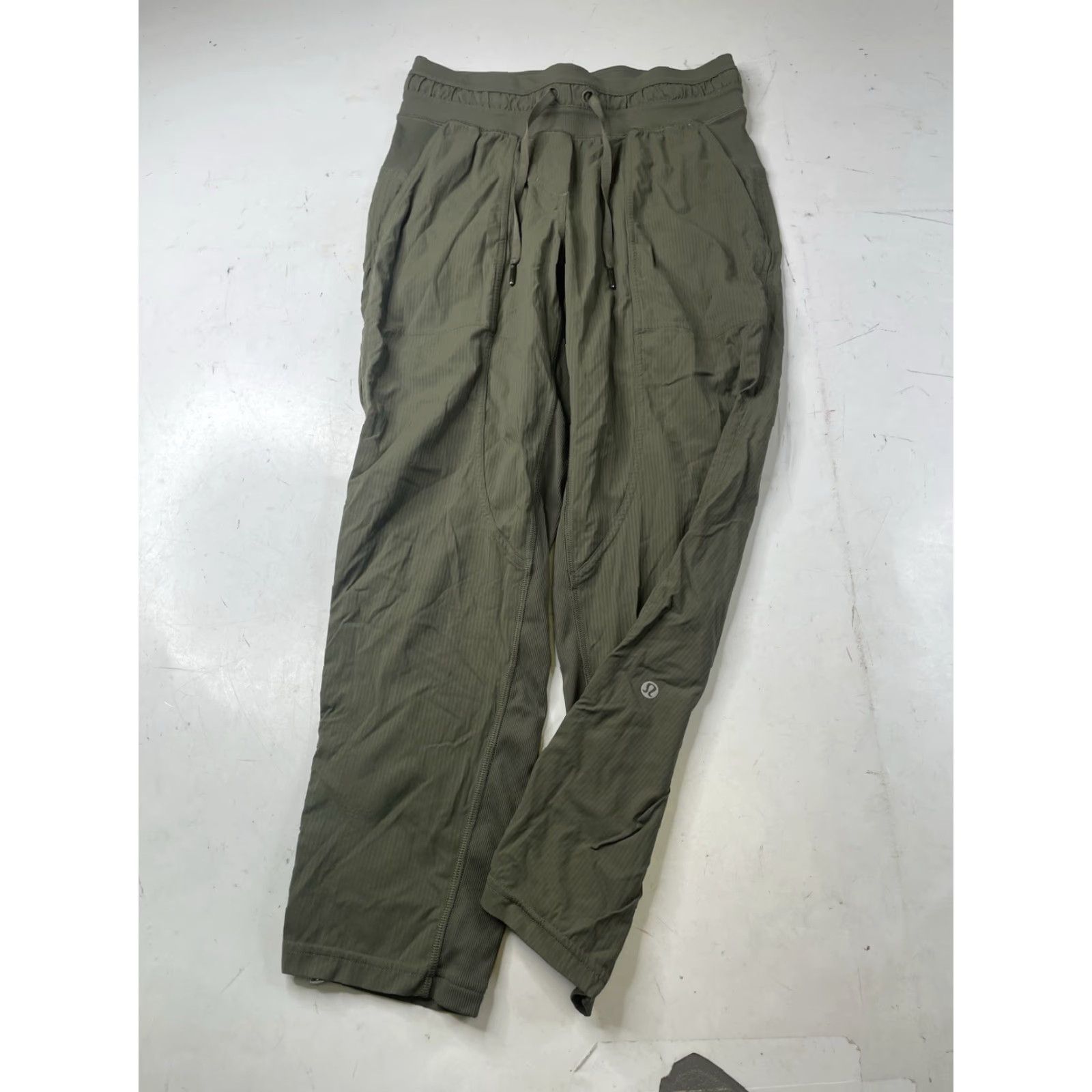 Lululemon Lululemon Dance Studio Pants Womens 4 Green Cropped Woven Nylon Spandex Athletic Straight Dance Gym Yoga Size 27" / US 4 / IT 40 - 3 Thumbnail